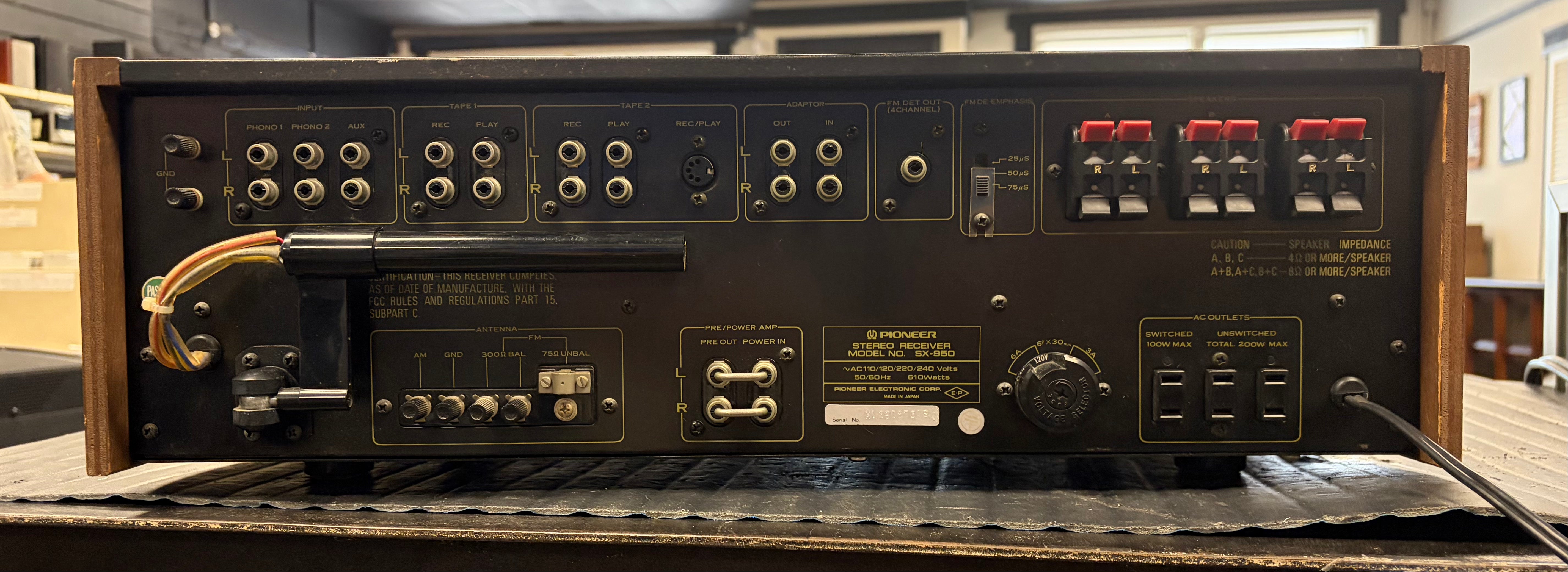 Pioneer SX-950 Stereo Receiver