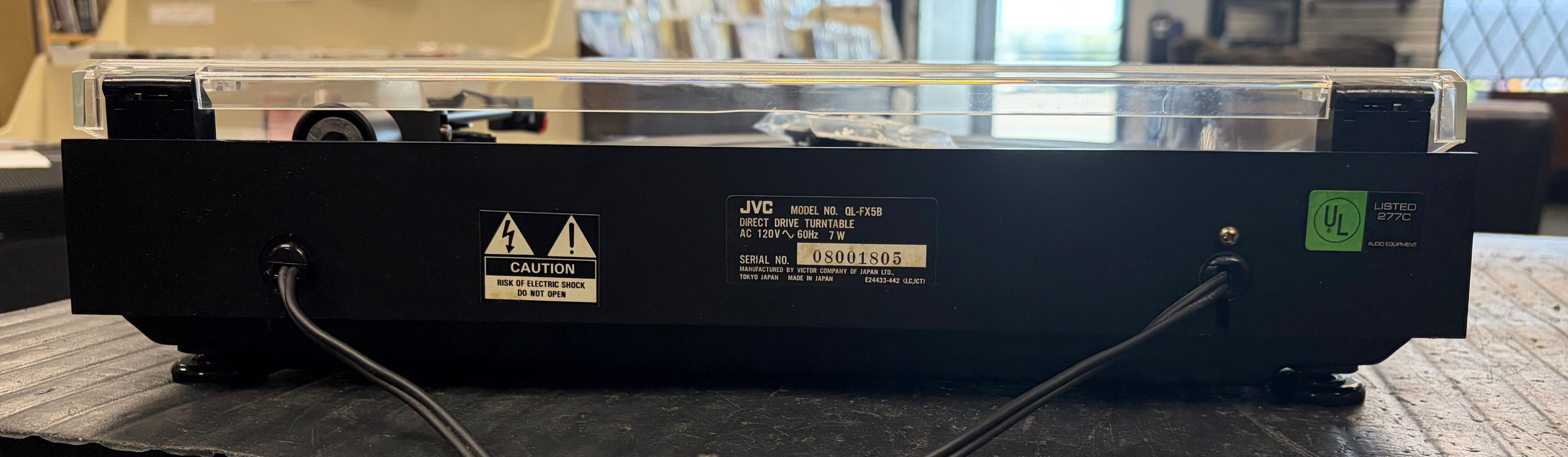 JVC QL-FX5 Quartz Locked Turntable