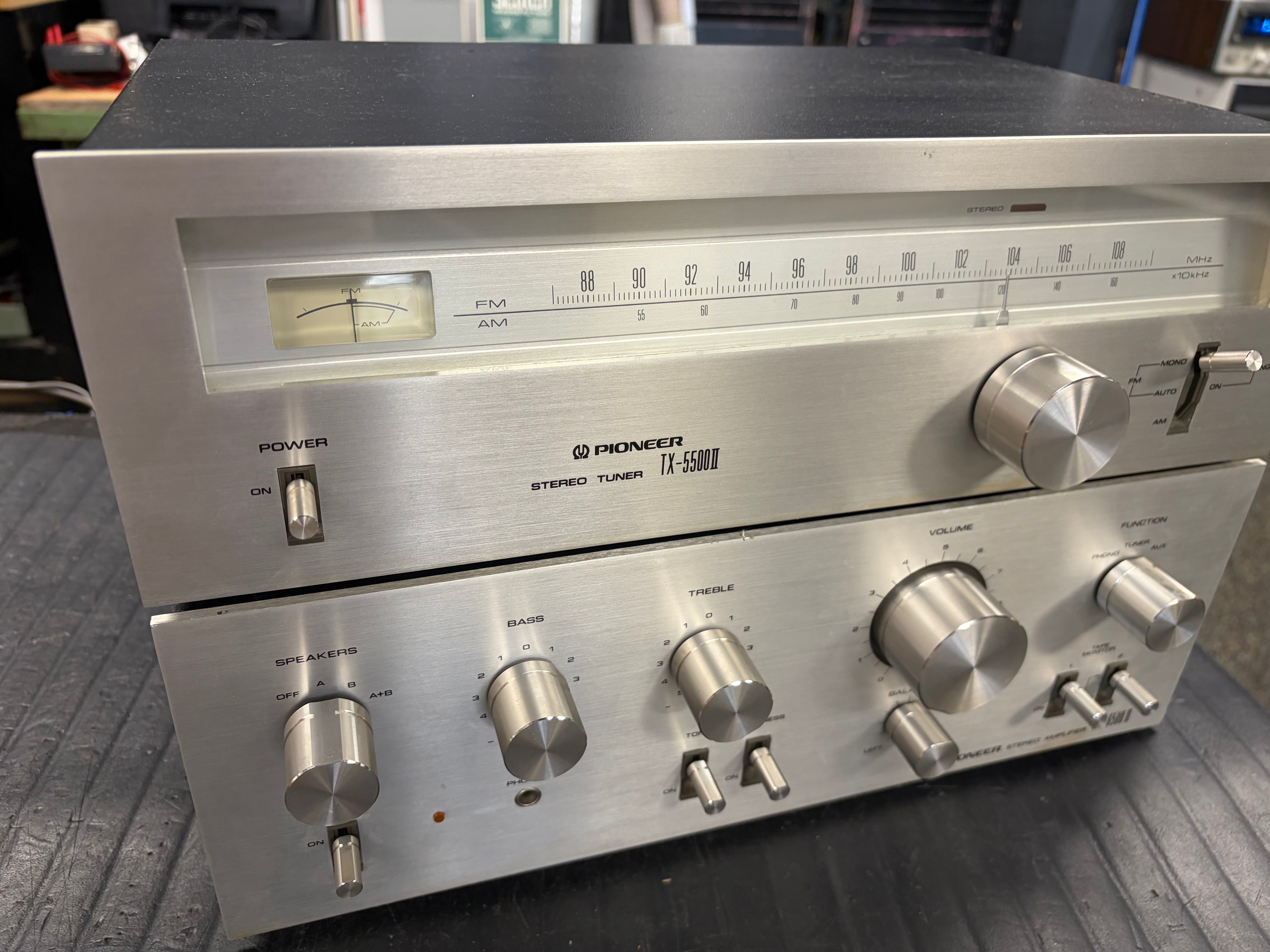 Pioneer SA 6500 MKII Amp and TX 5500 MKII Tuner Set