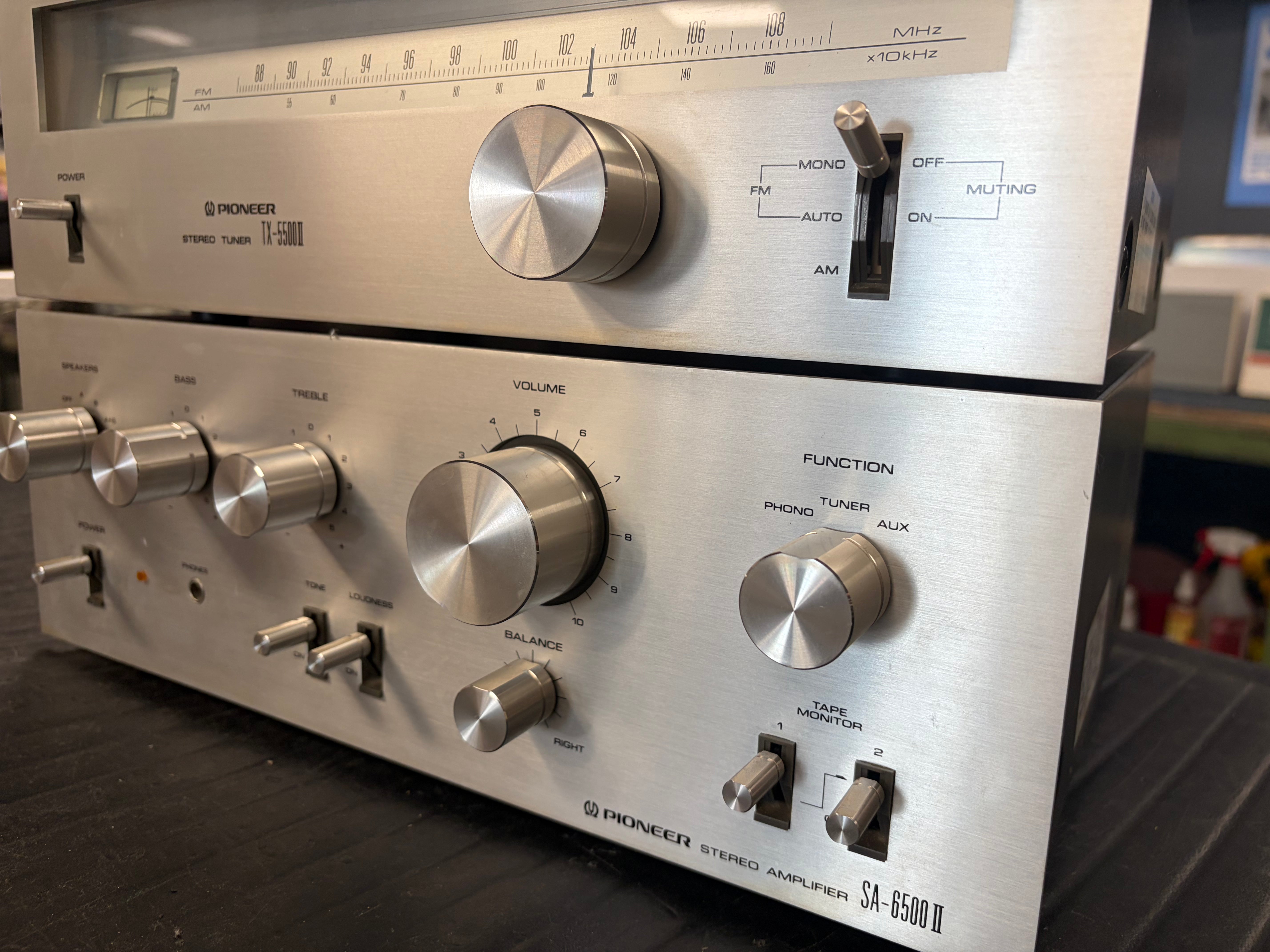 Pioneer SA 6500 MKII Amp and TX 5500 MKII Tuner Set