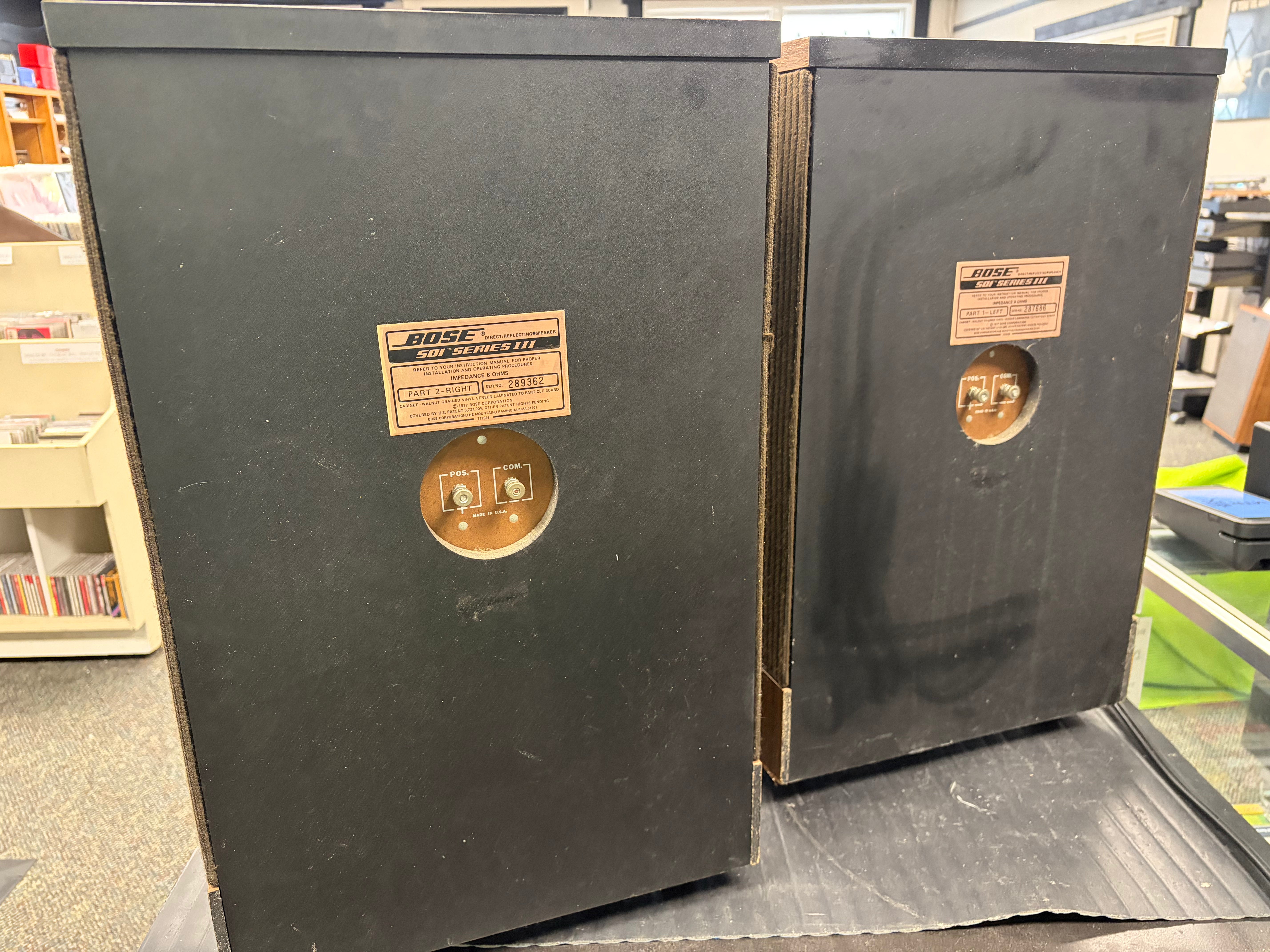 Bose 501 Series III Direct Reflecting Speakers