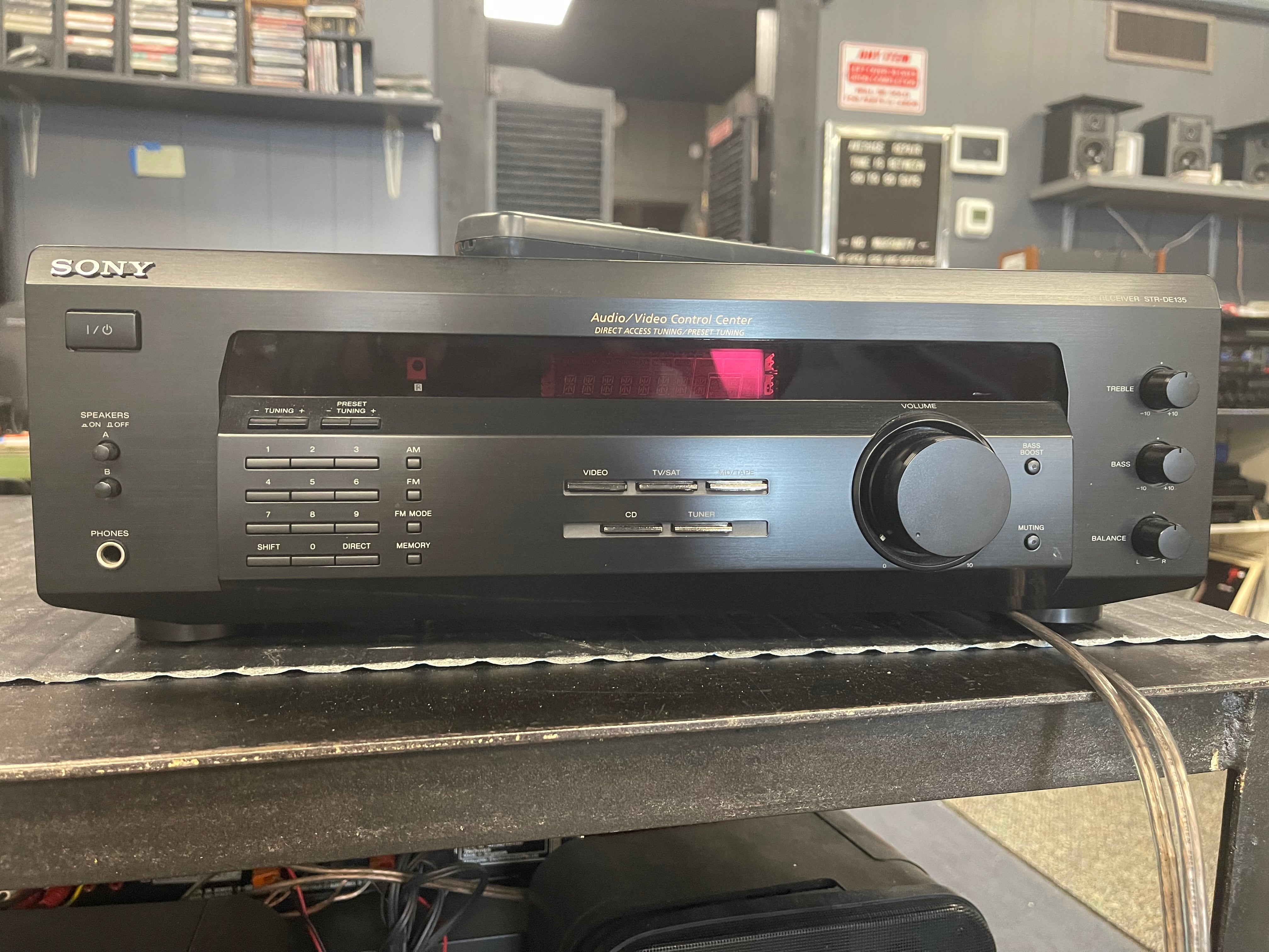 Sony STR DE135 Receiver With Remote