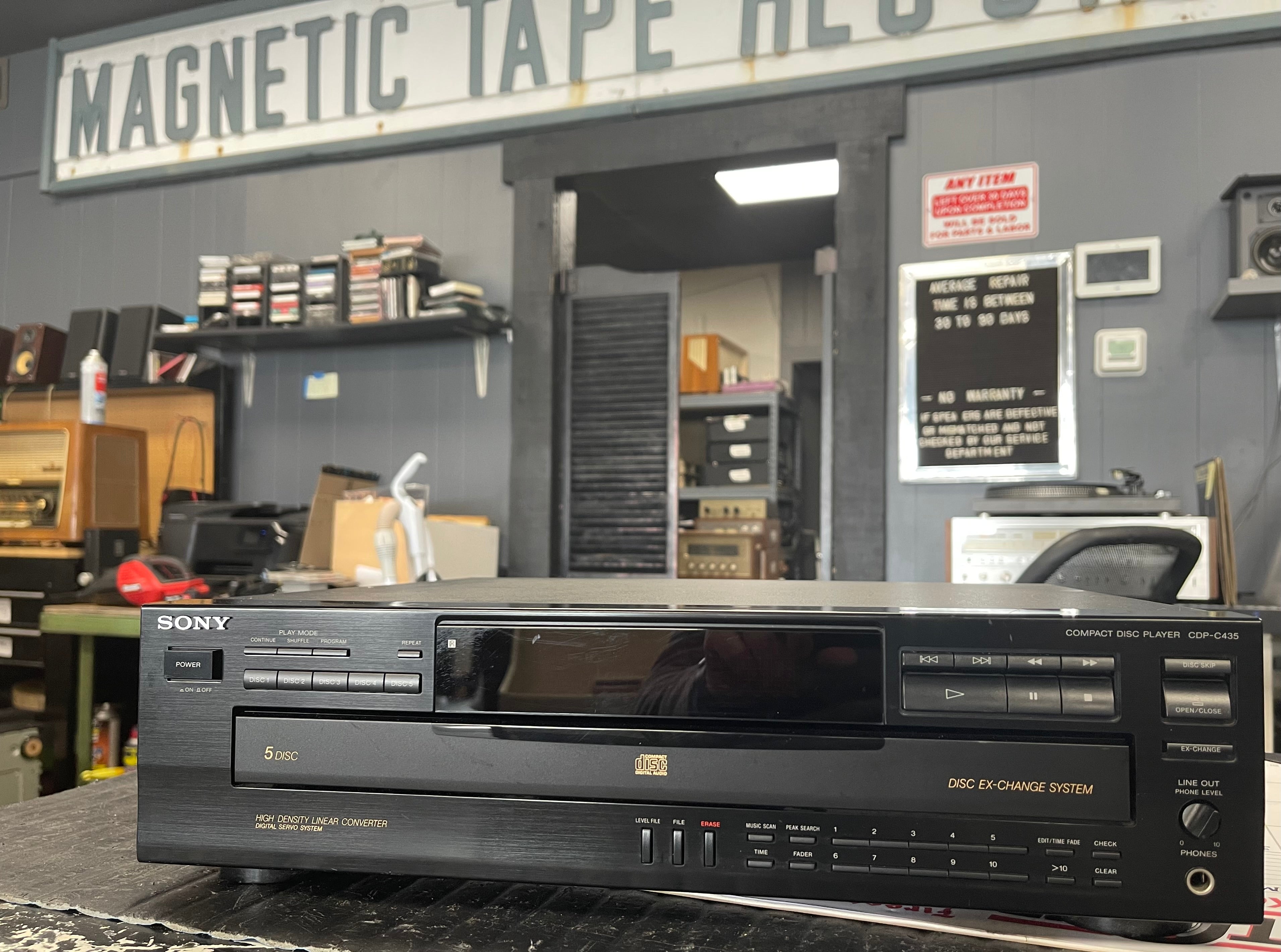 Sony CDP-C435 5 Disc CD Changer