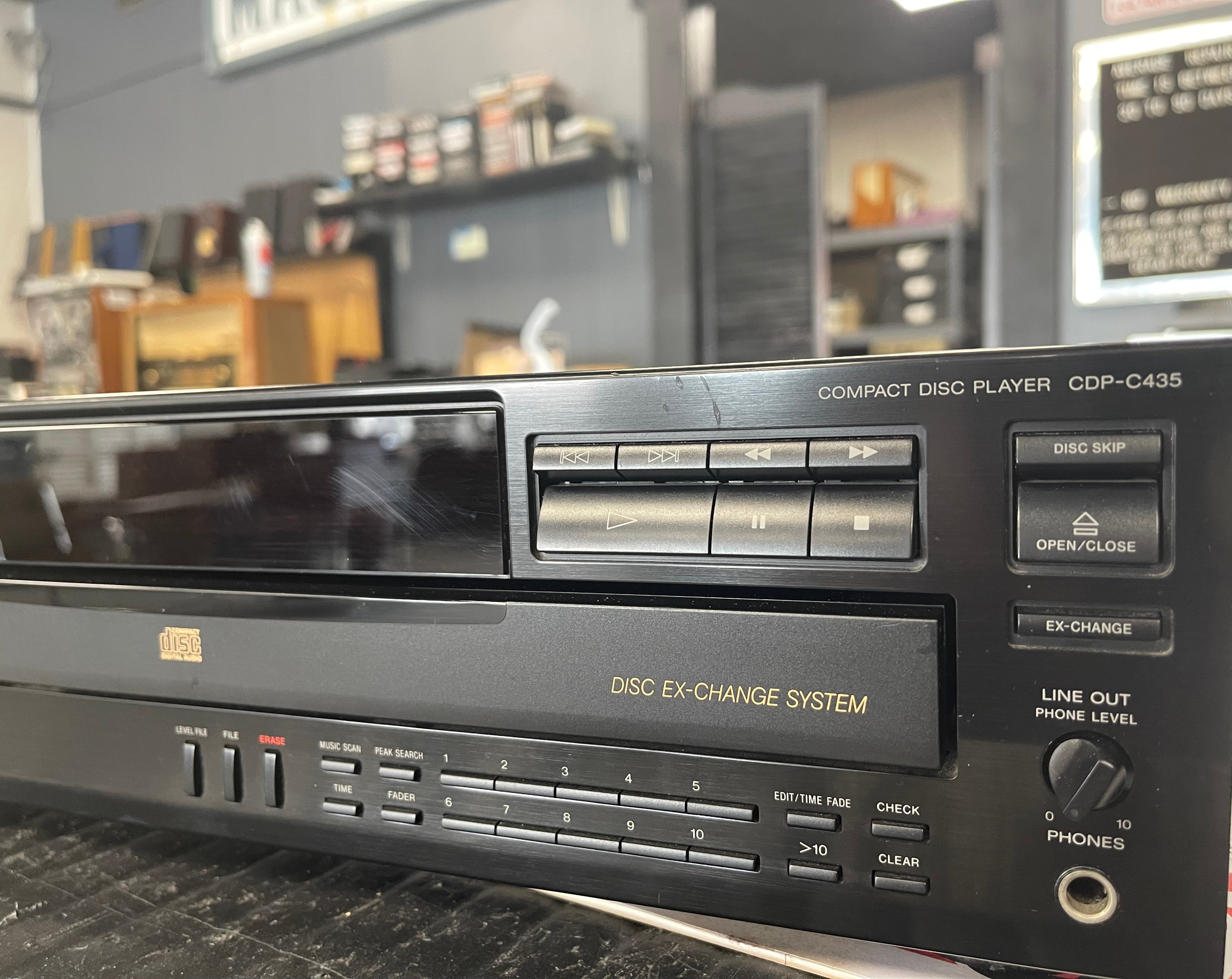 Sony CDP-C435 5 Disc CD Changer