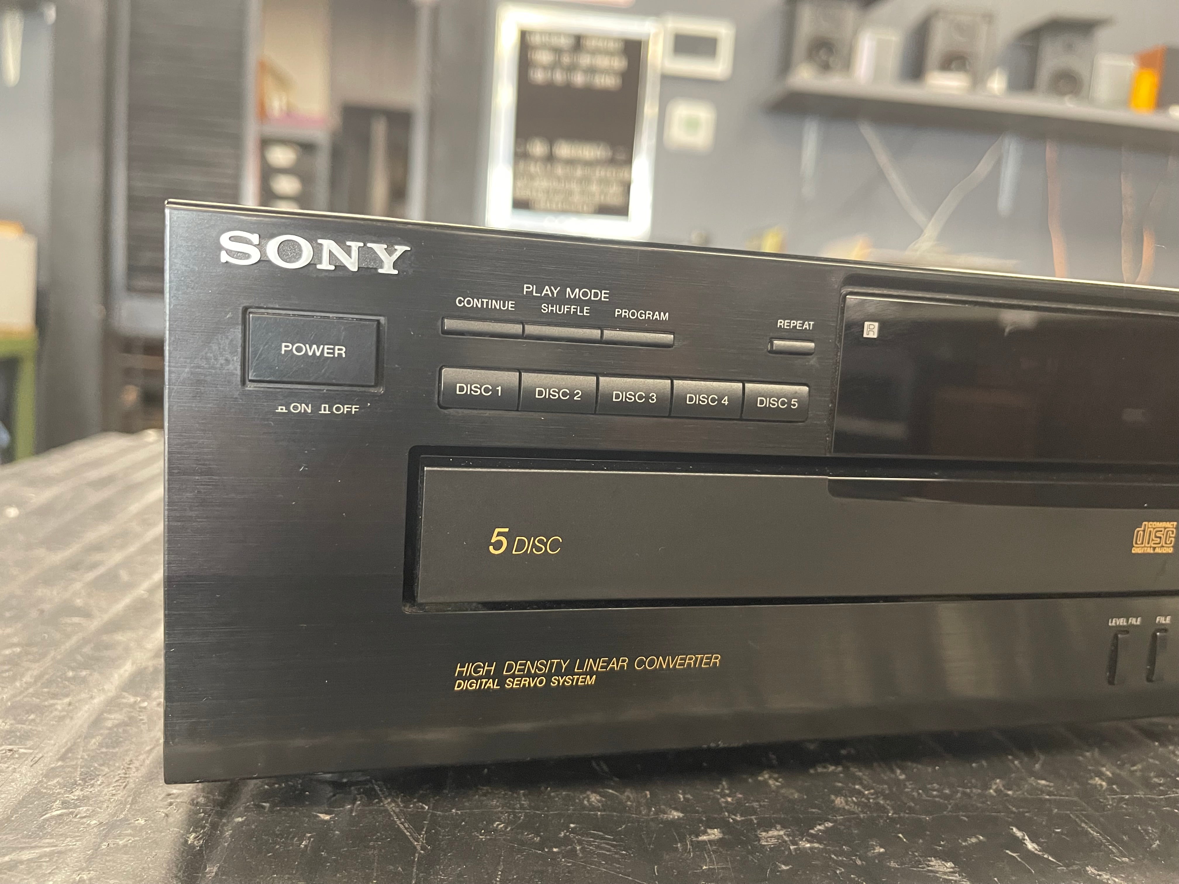 Sony CDP-C435 5 Disc CD Changer