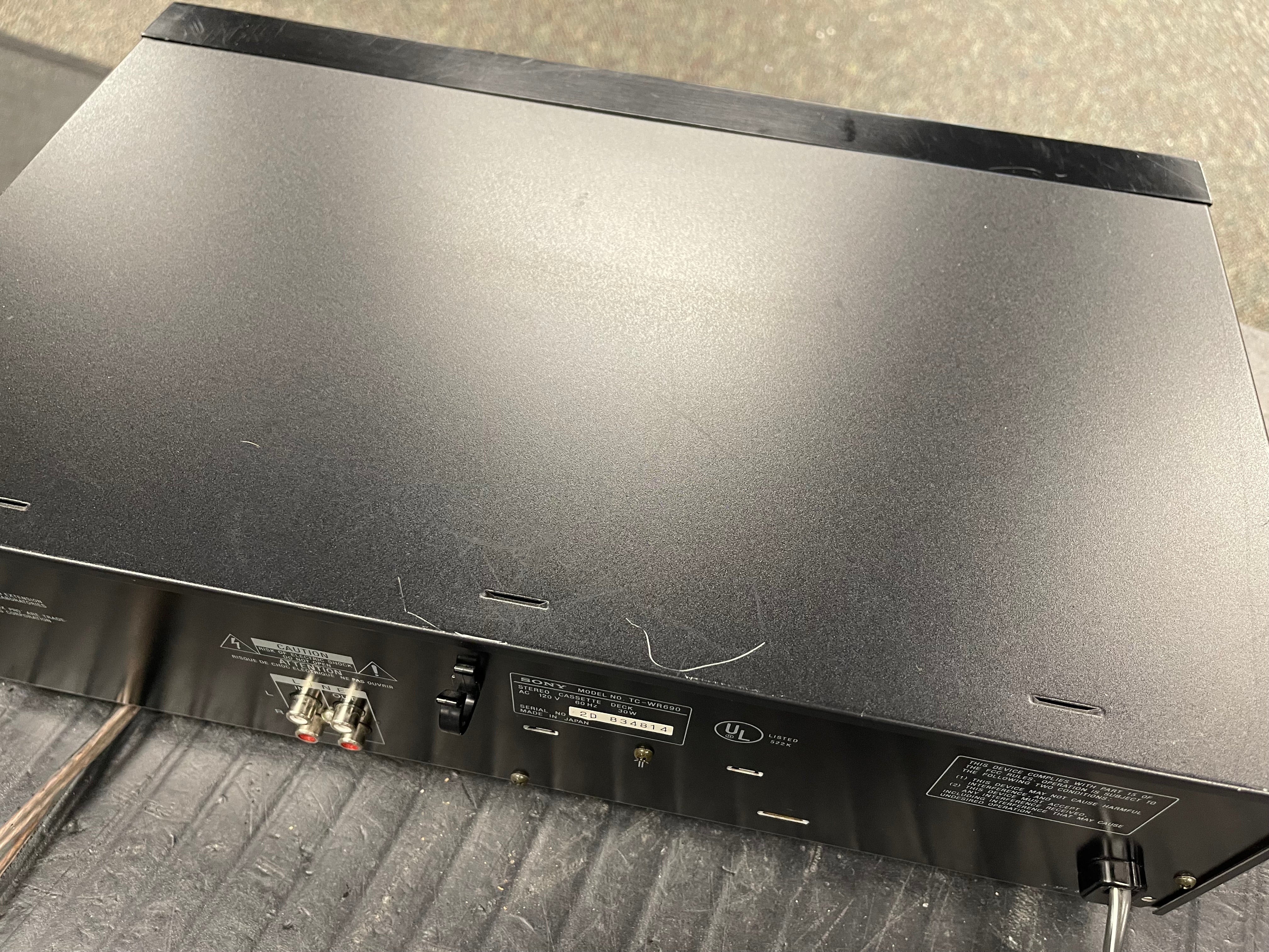 Sony TC-WR690 Cassette Deck