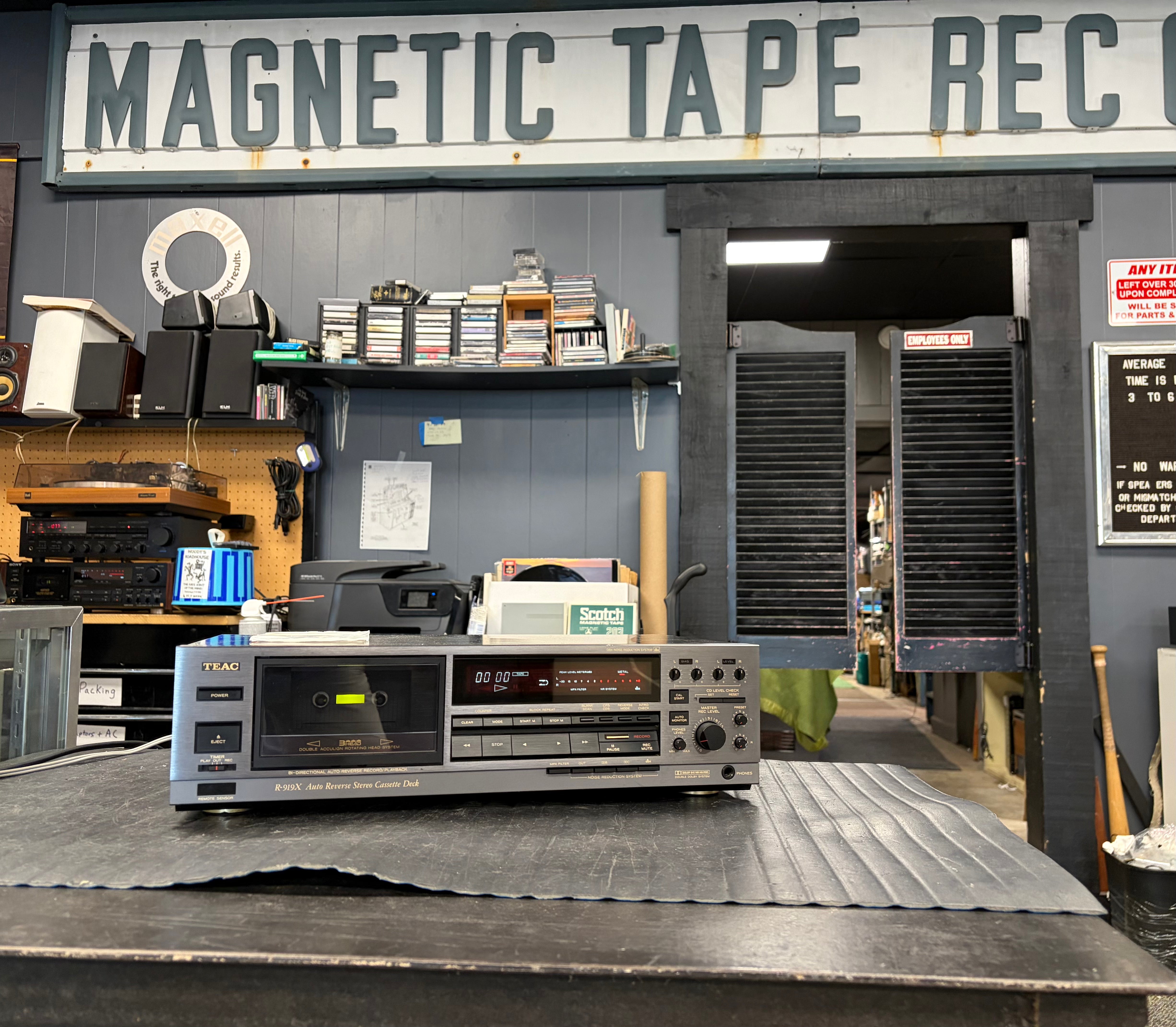 TEAC R-919X Auto Reverse Stereo Cassette Deck