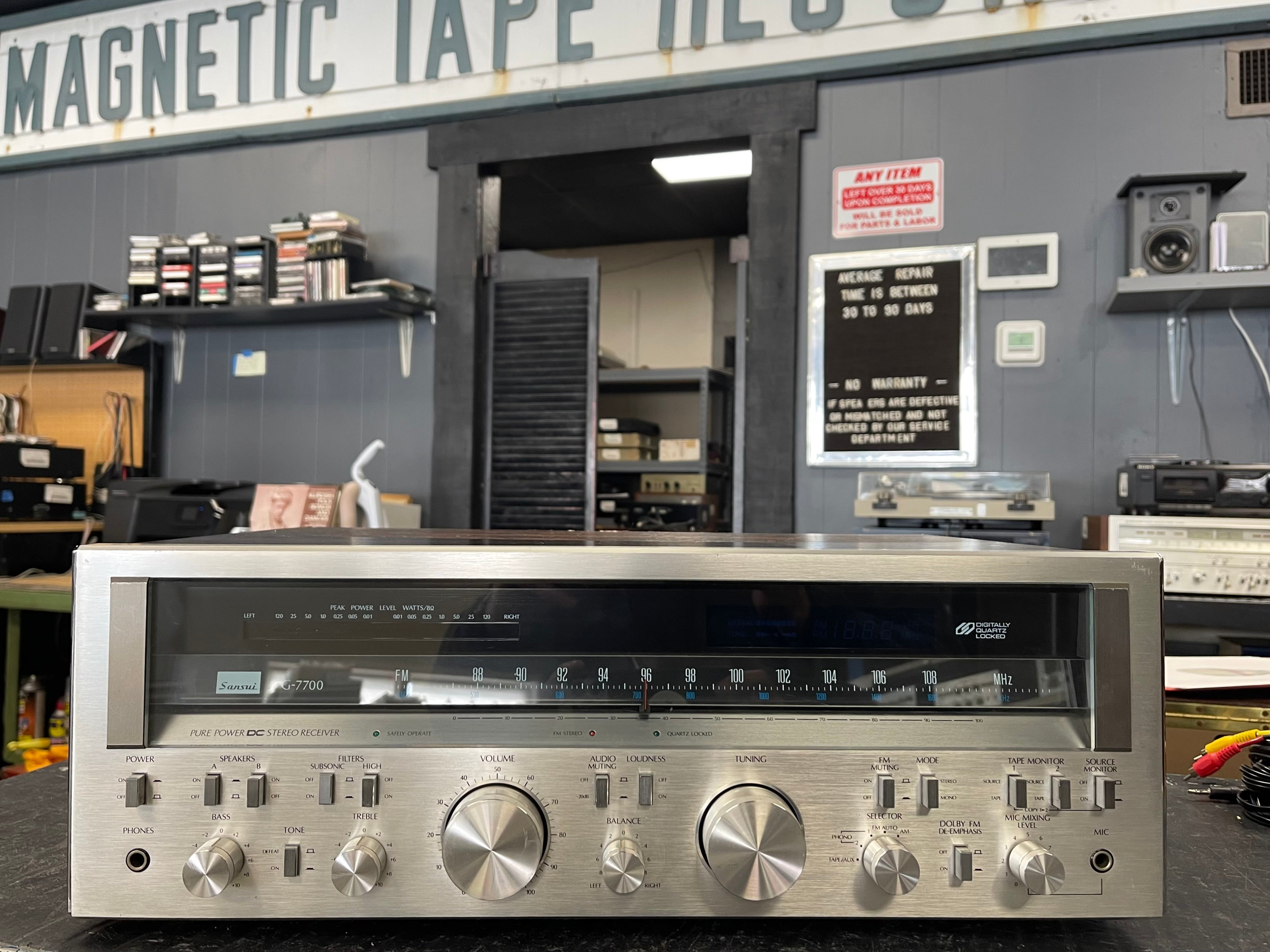Sansui G-7700 Stereo Receiver