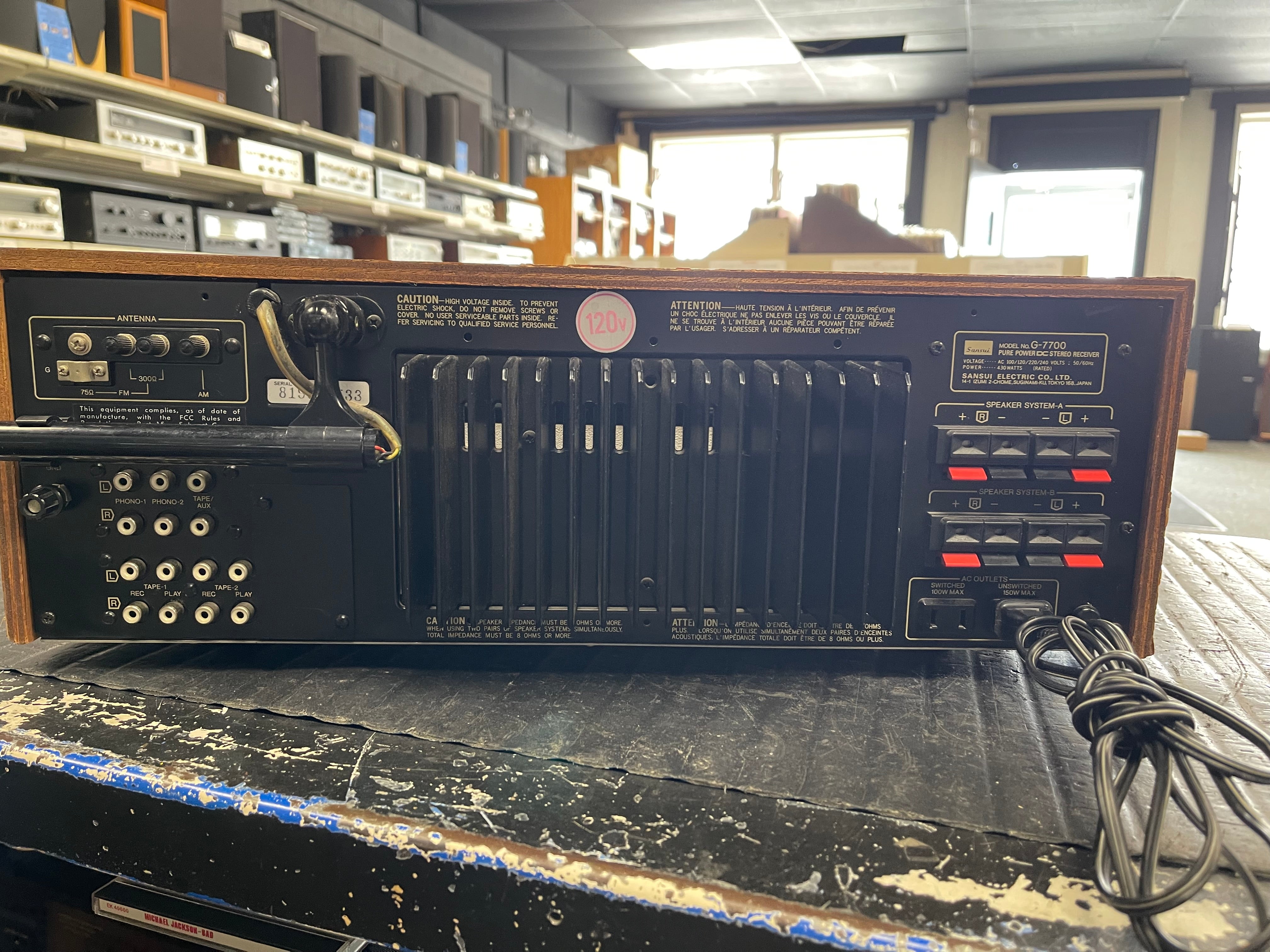 Sansui G-7700 Stereo Receiver