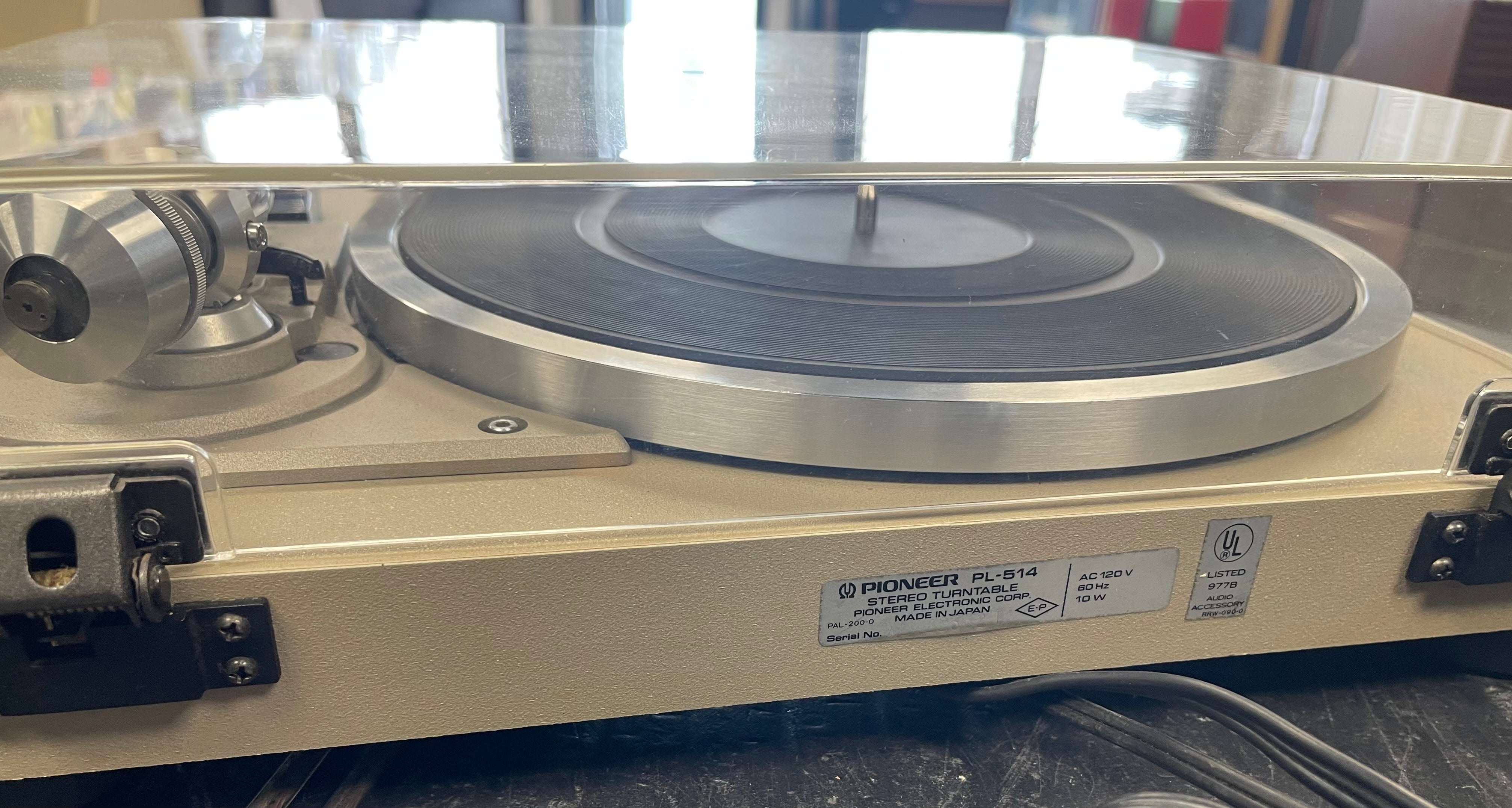 Pioneer PL-514 Turntable