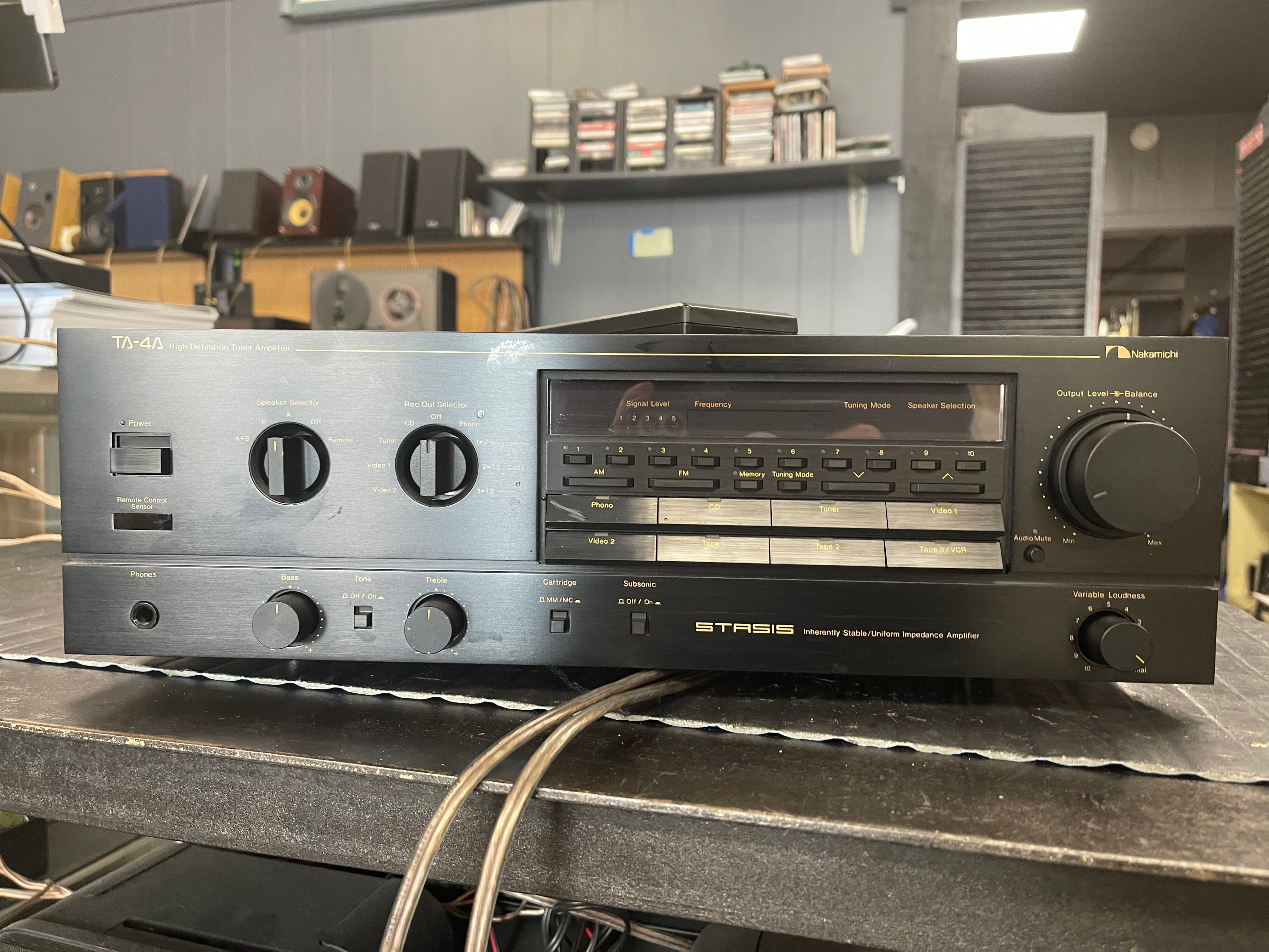 Nakamichi TA-4A Tuner Amplifier With Remote