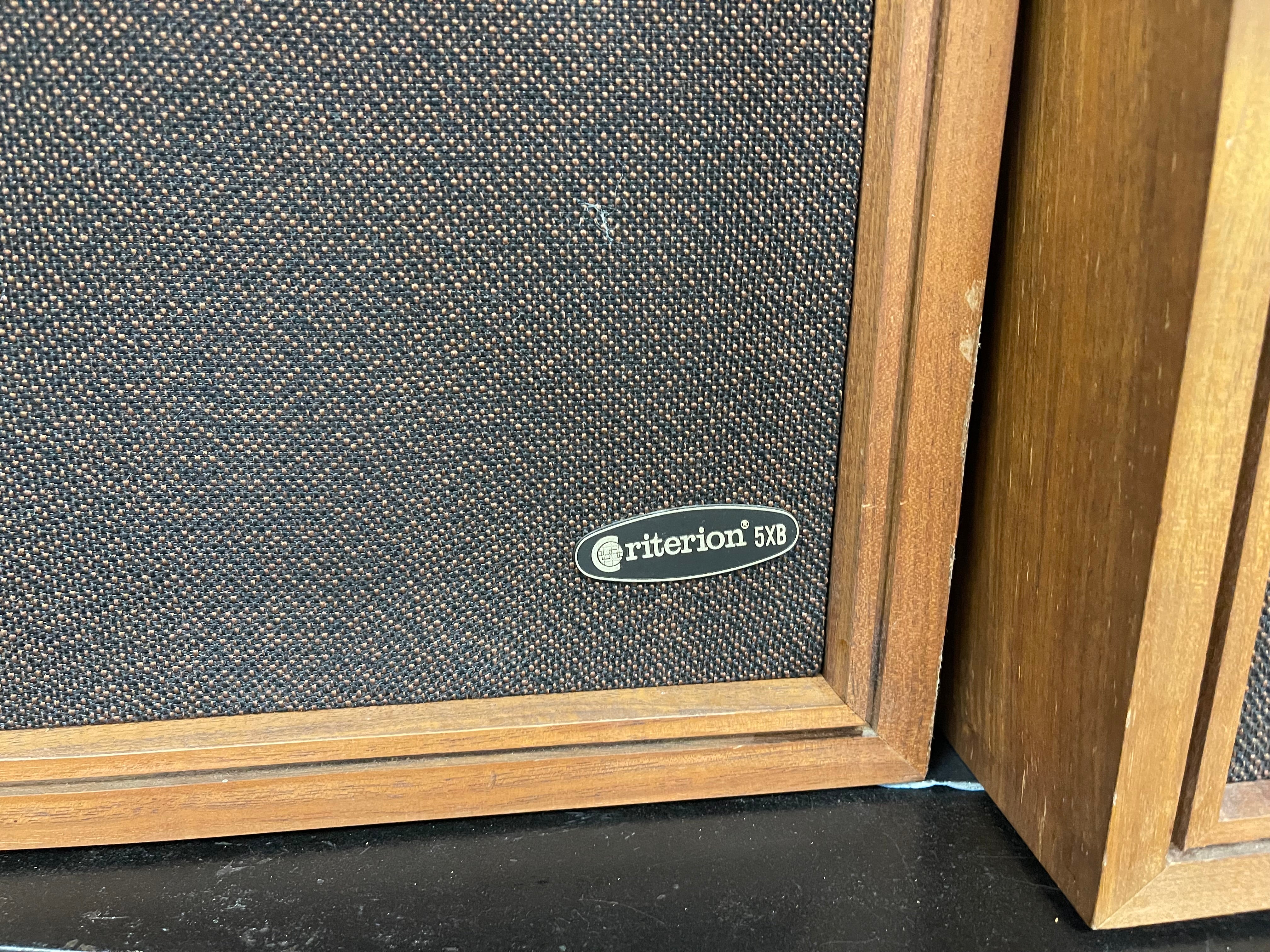 Criterion 5XB Speakers