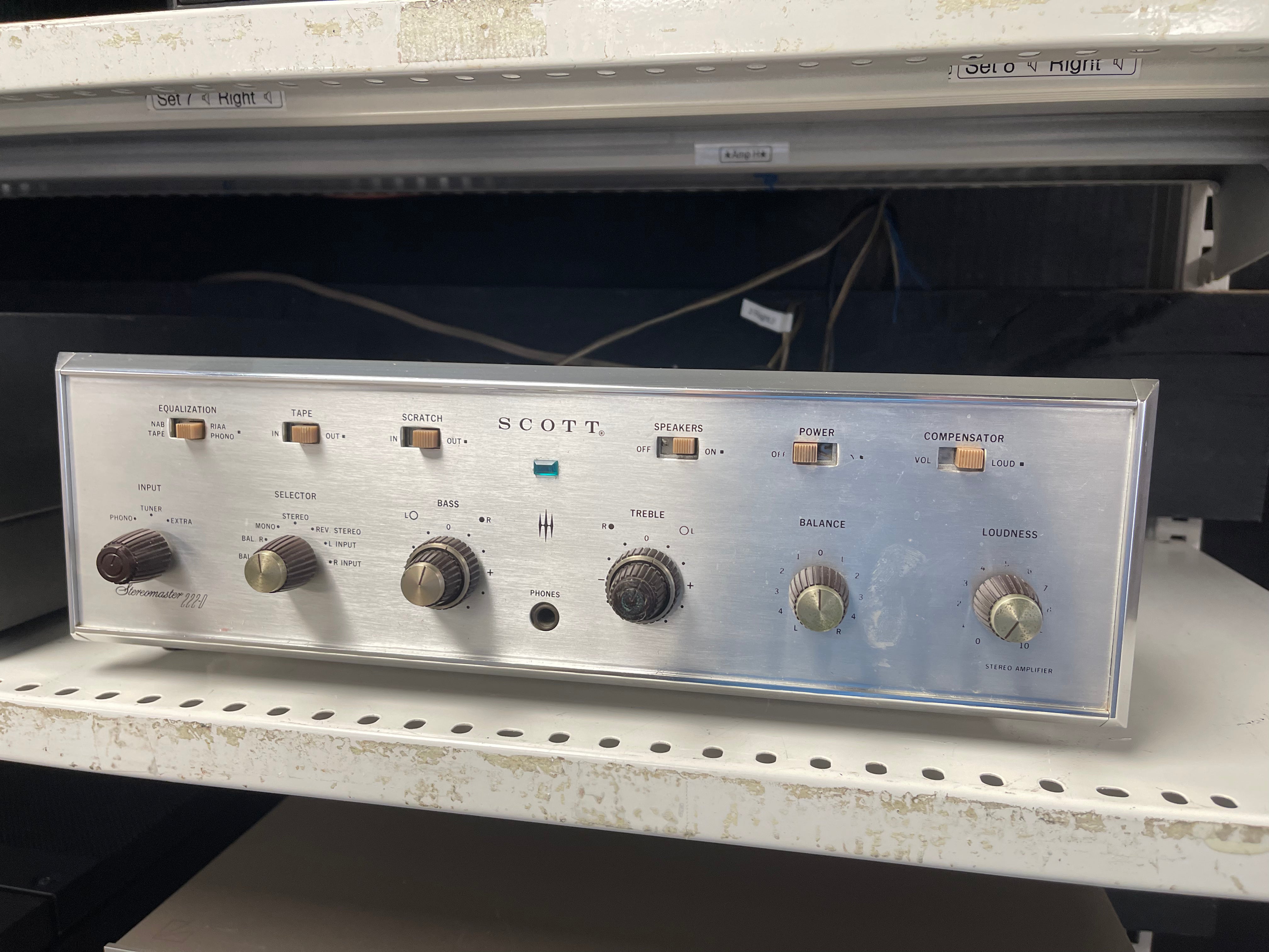 HH Scott Stereomaster 222-D Tube Amp