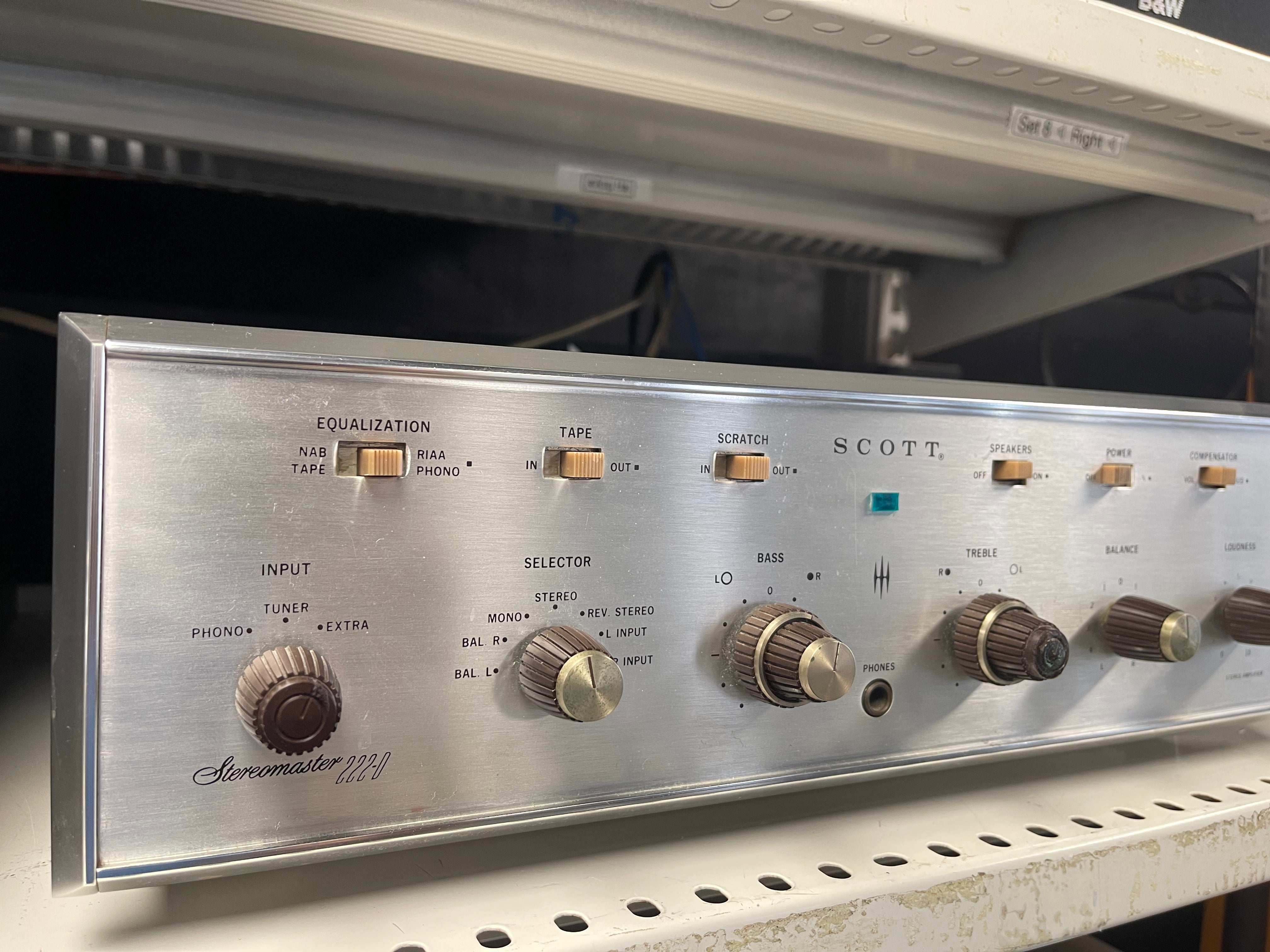 HH Scott Stereomaster 222-D Tube Amp