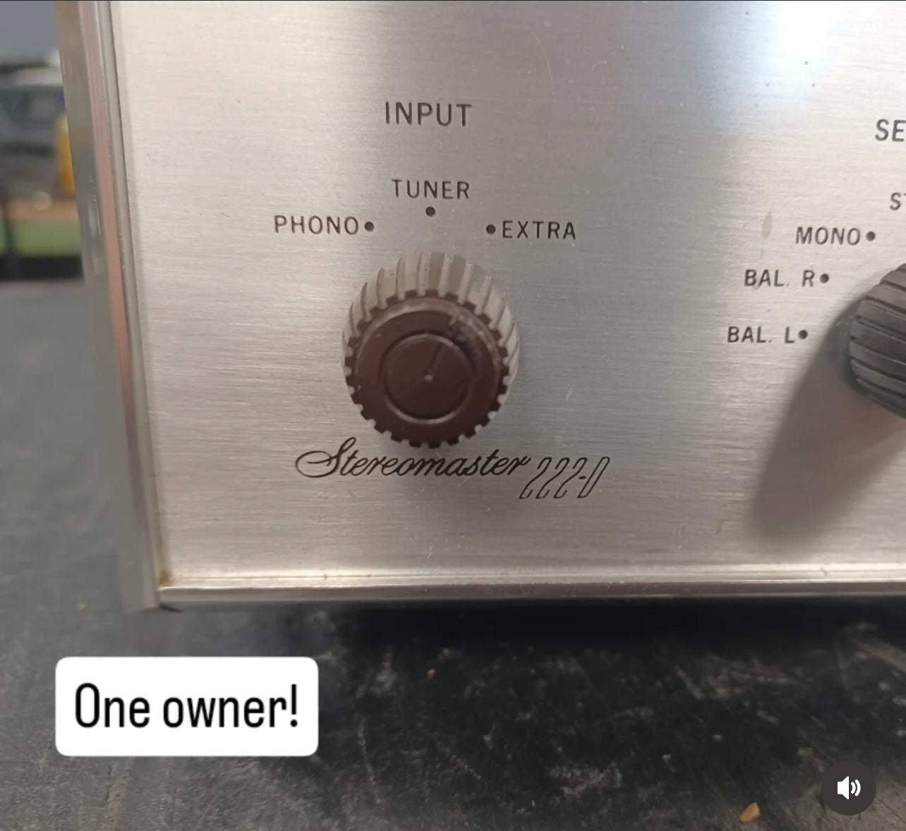 HH Scott Stereomaster 222-D Tube Amp