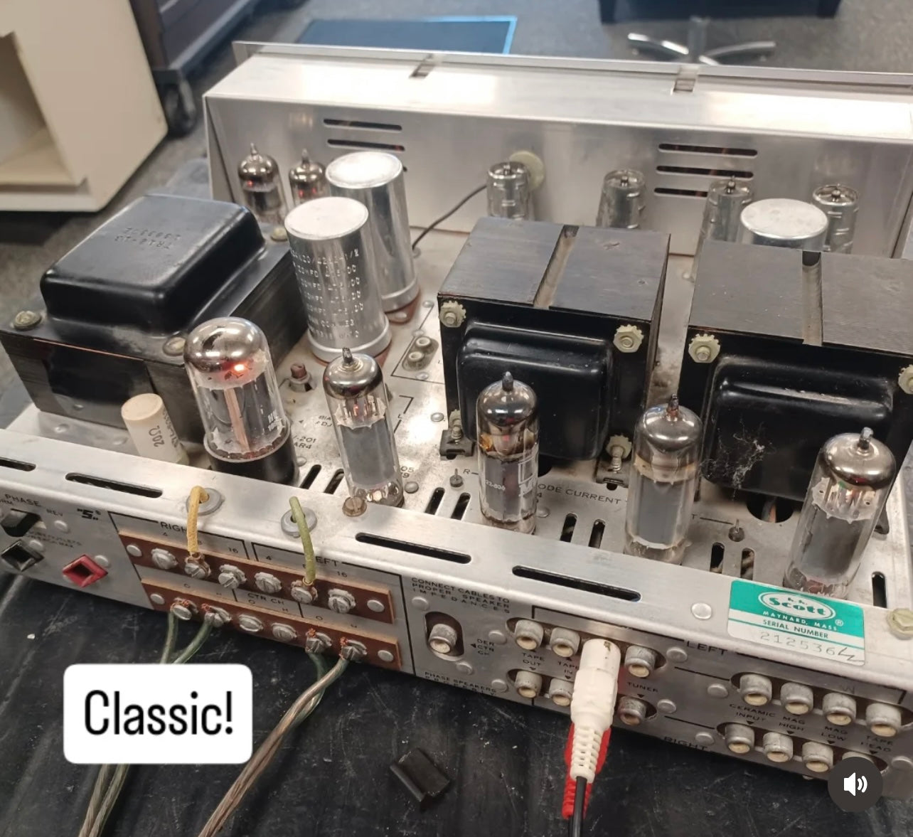 HH Scott Stereomaster 222-D Tube Amp