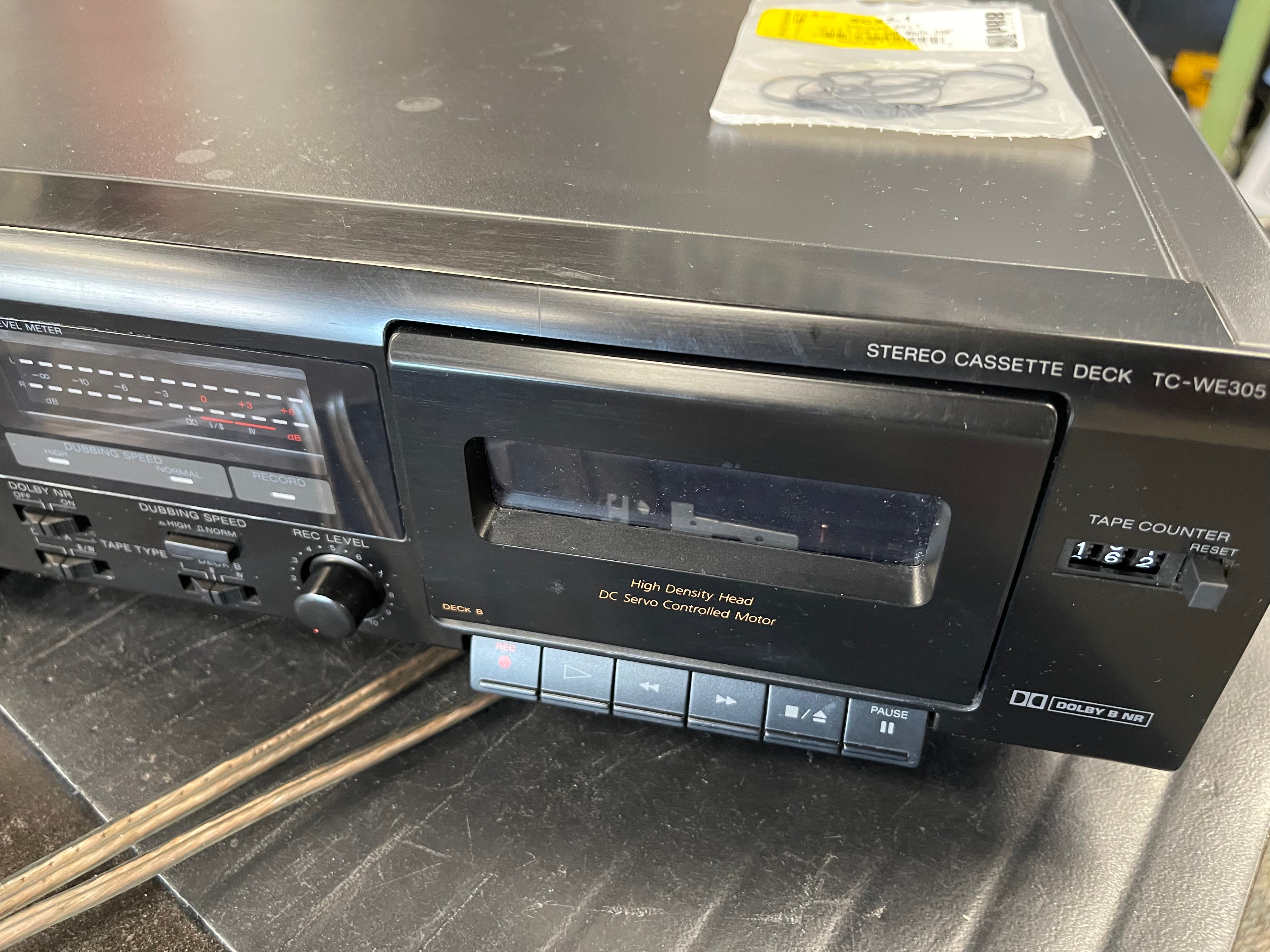 Sony TC-WE305 Dual Deck Cassette Player/Recorder