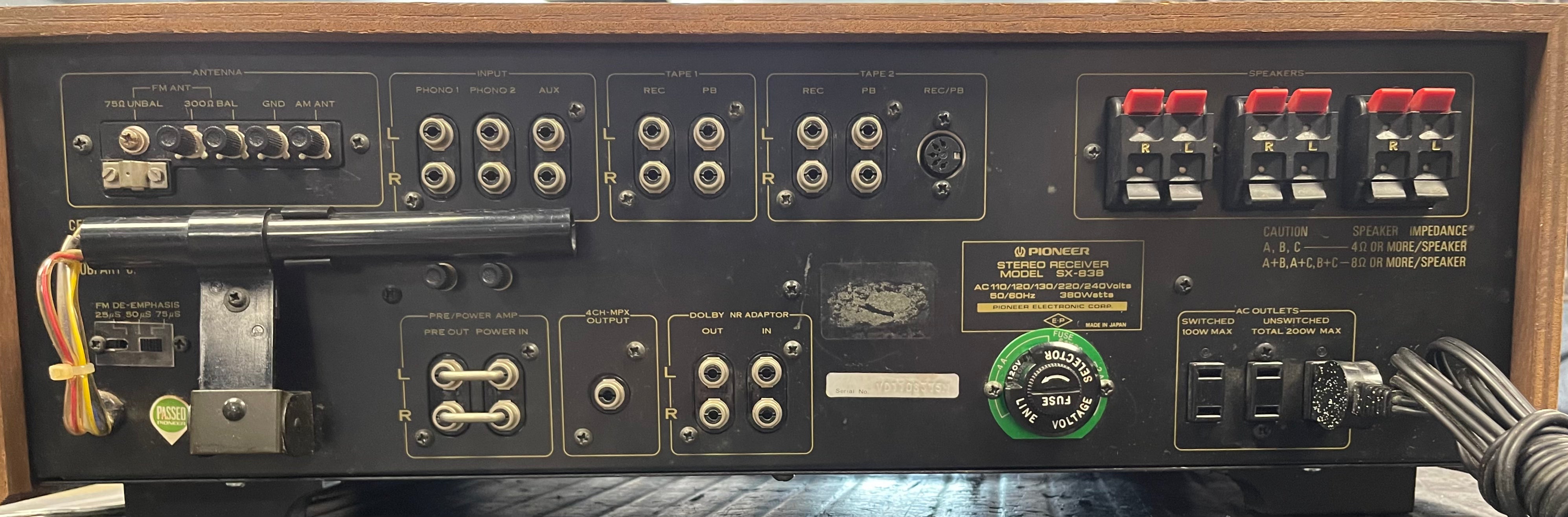 Pioneer SX-838