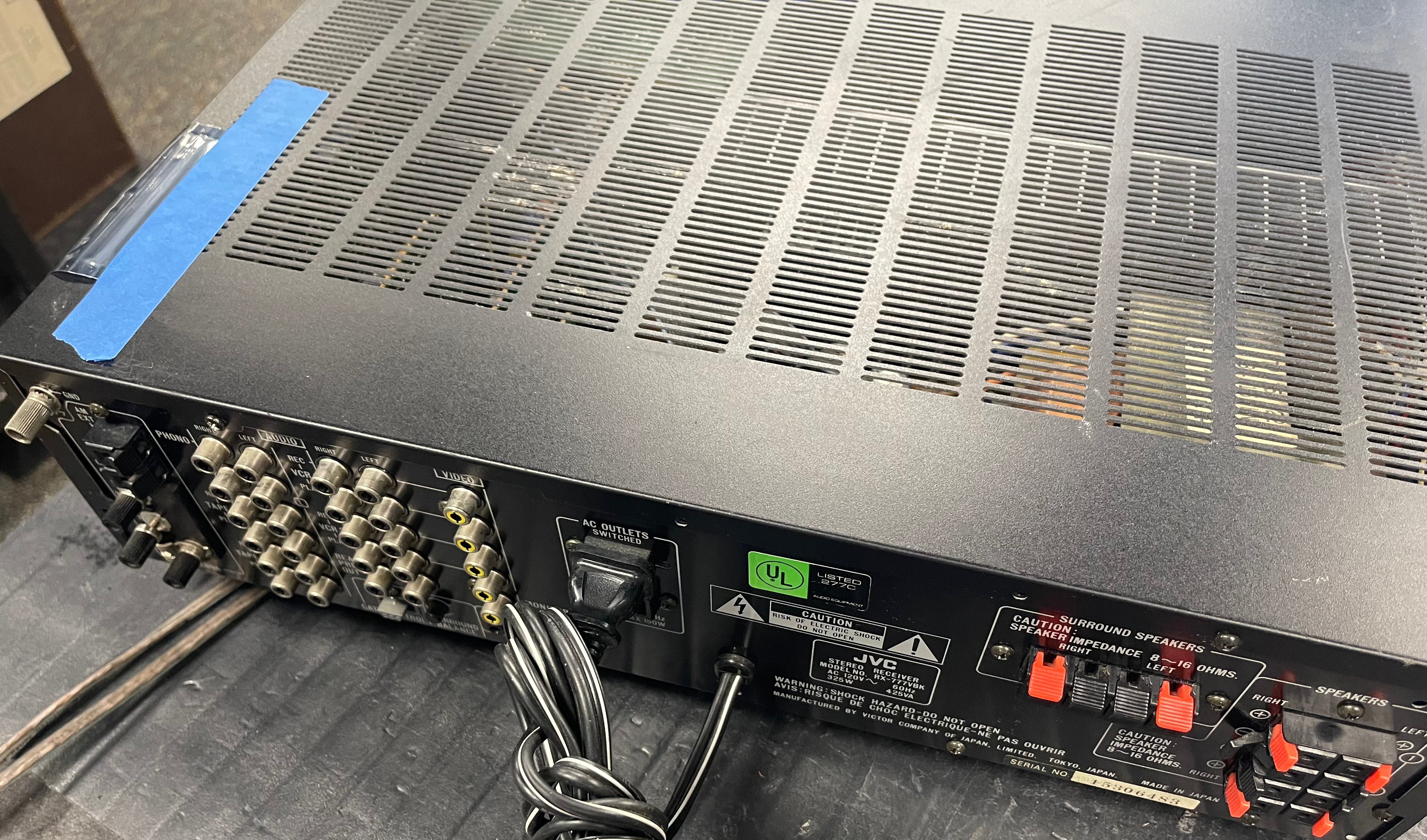 JVC RX777V Receiver W/EQ