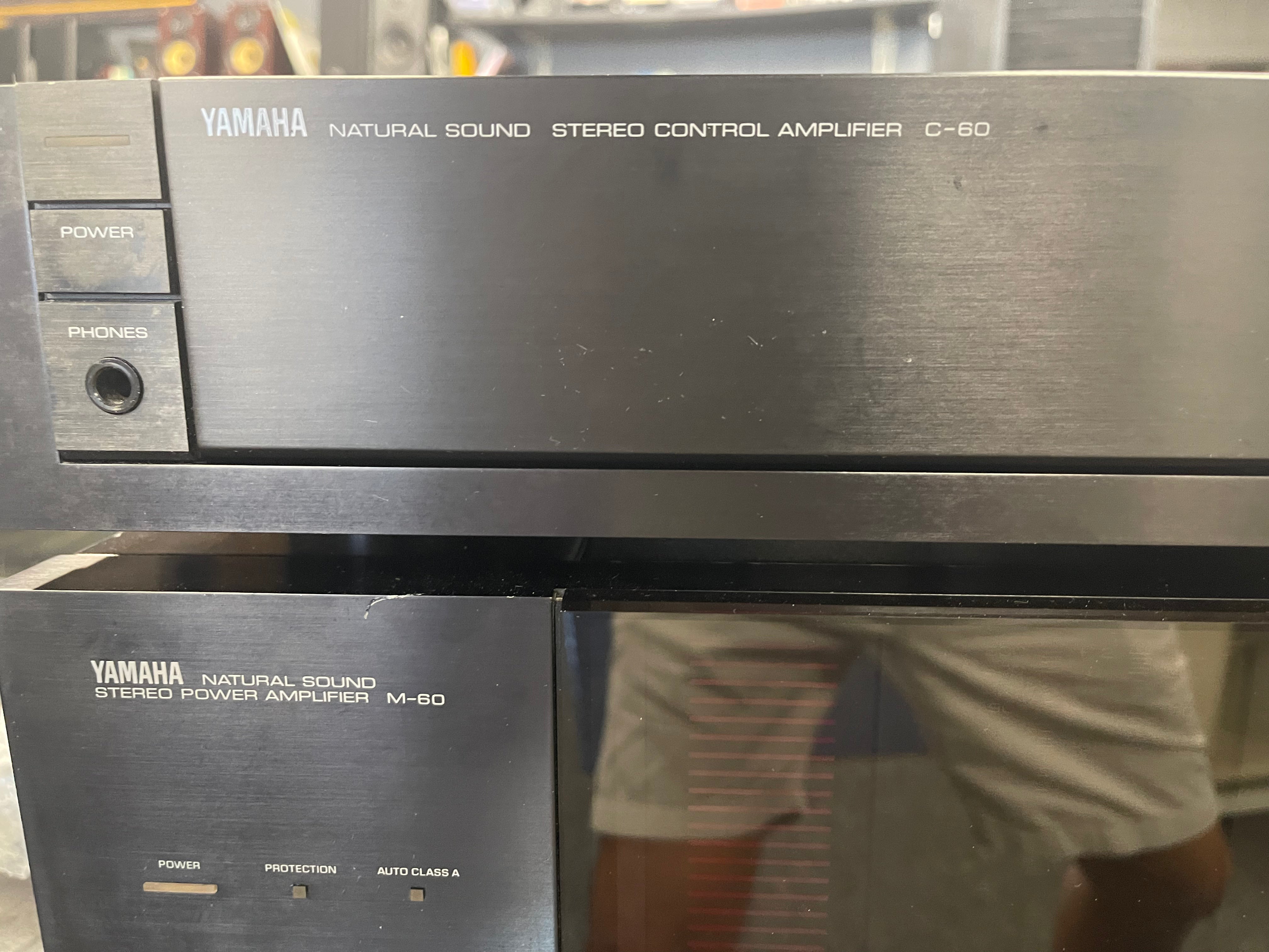 Yamaha C60 Pre Amp/M60 Power Amp Set
