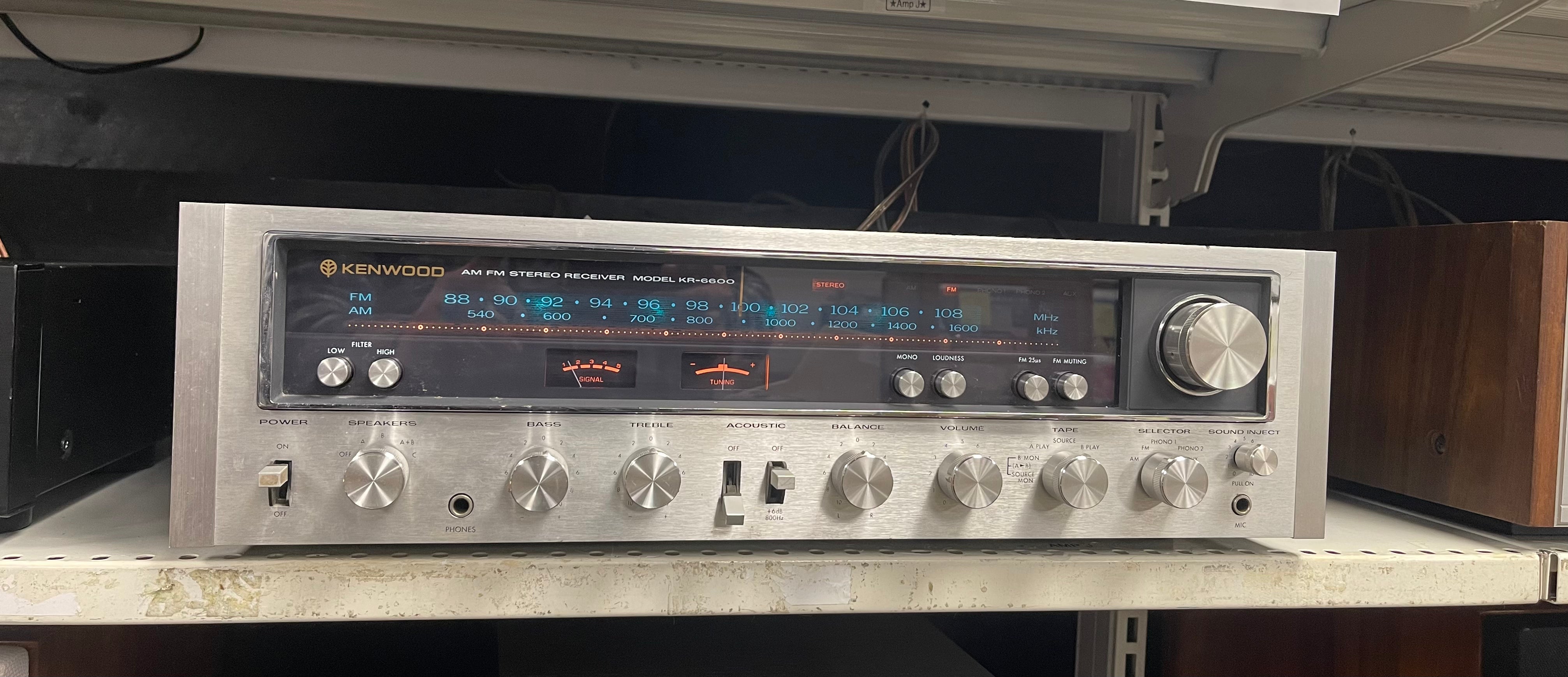 Kenwood KR6600 Stereo Receiver