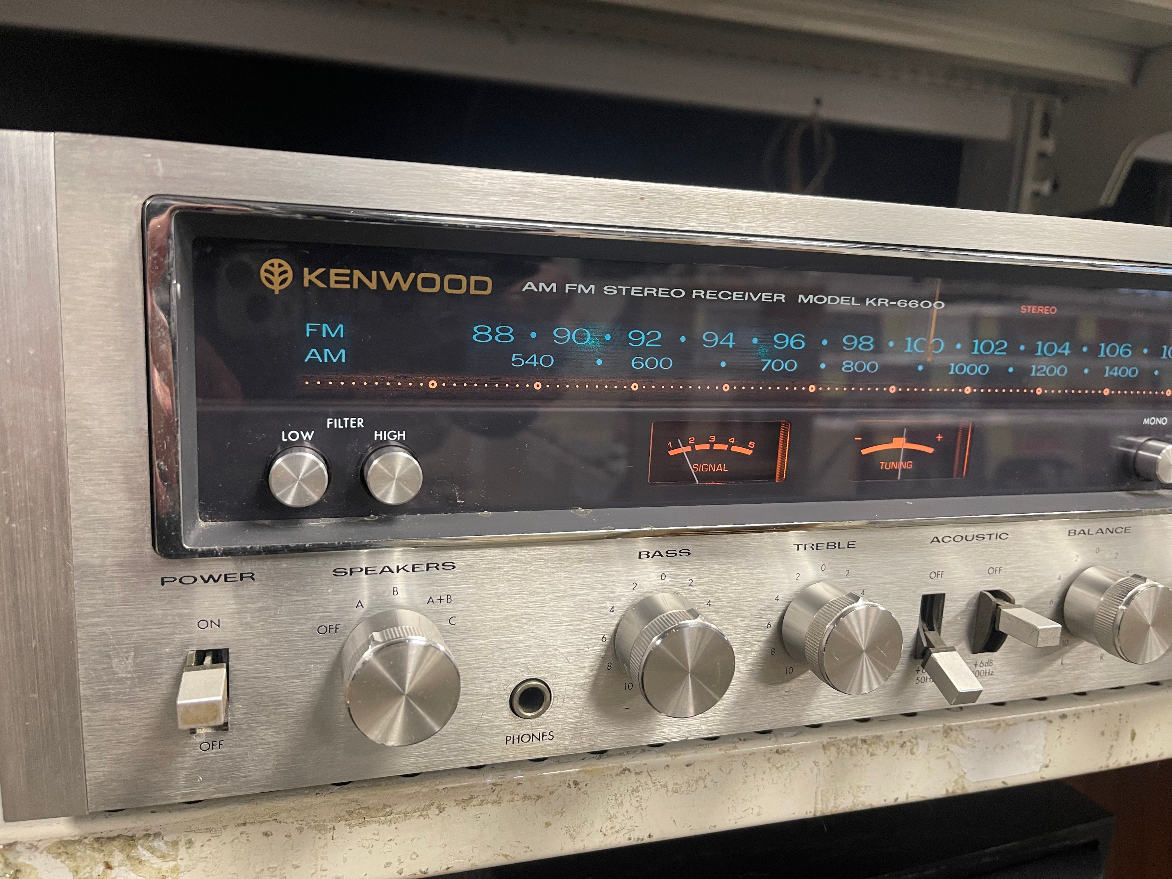 Kenwood KR6600 Stereo Receiver