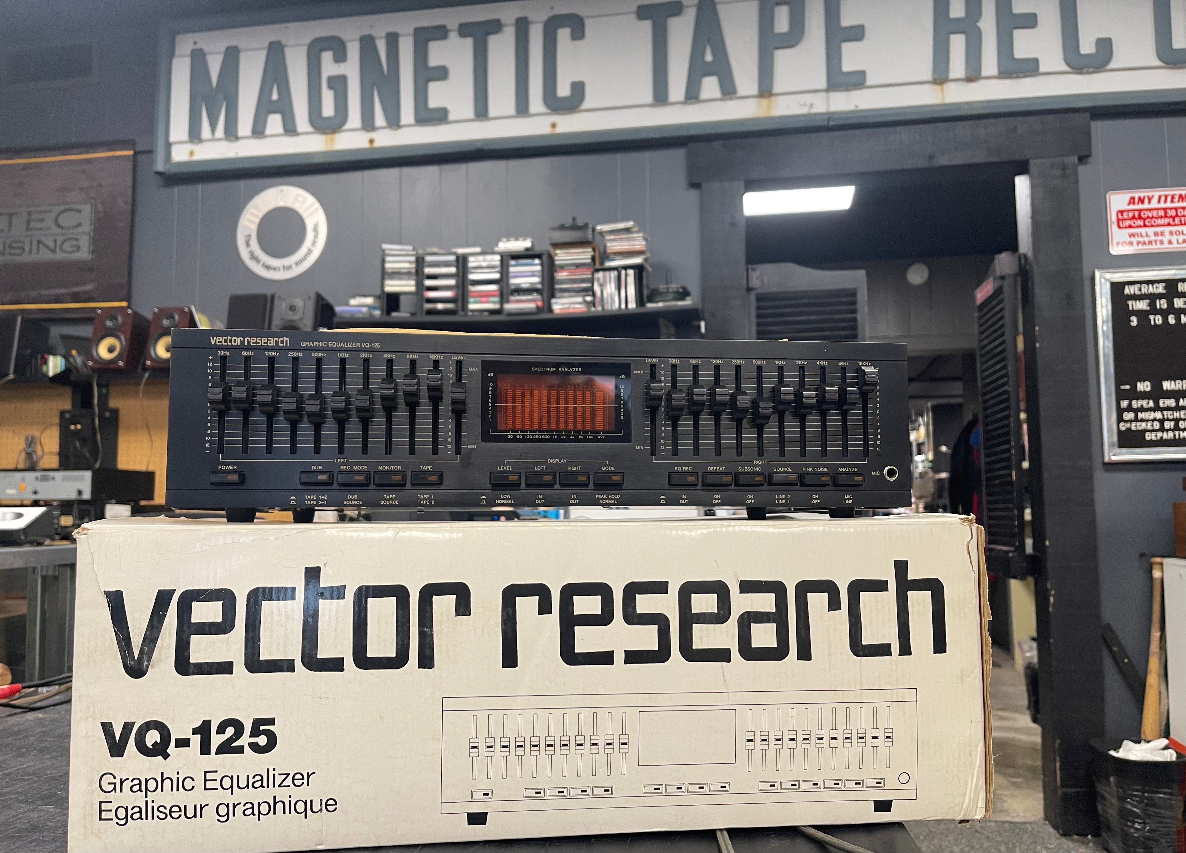 Vector Research VQ-125 Graphic 10 Band EQ