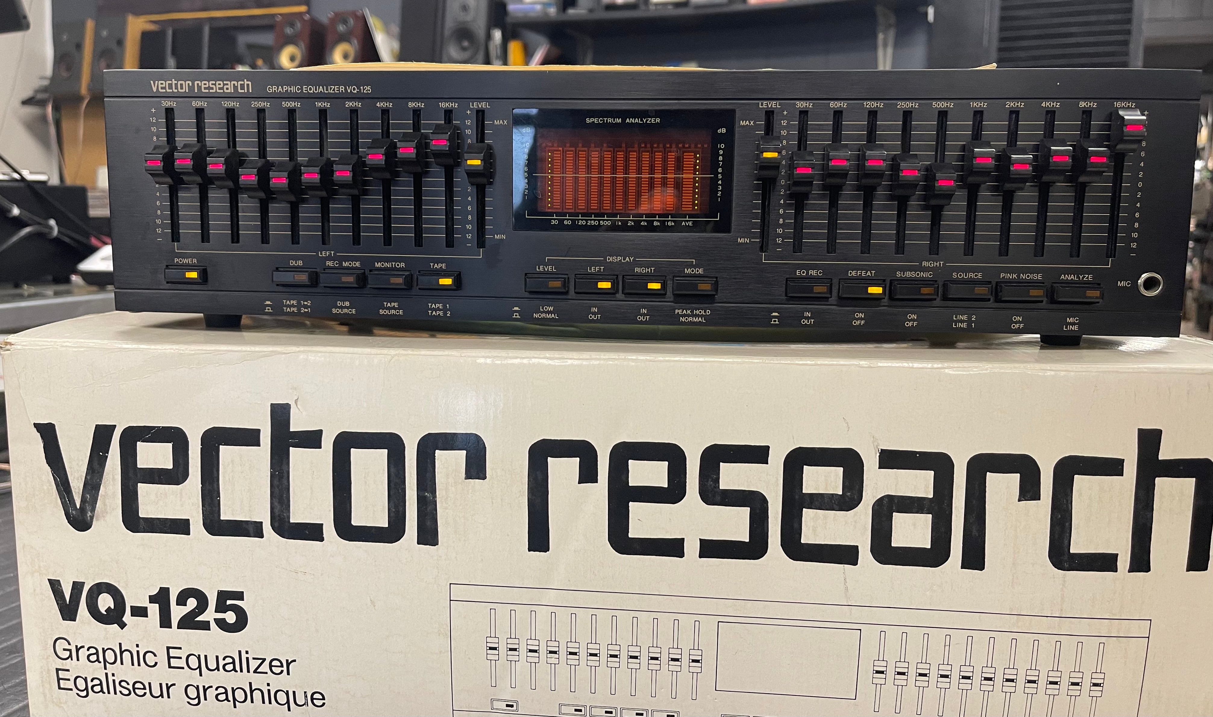 Vector Research VQ-125 Graphic 10 Band EQ