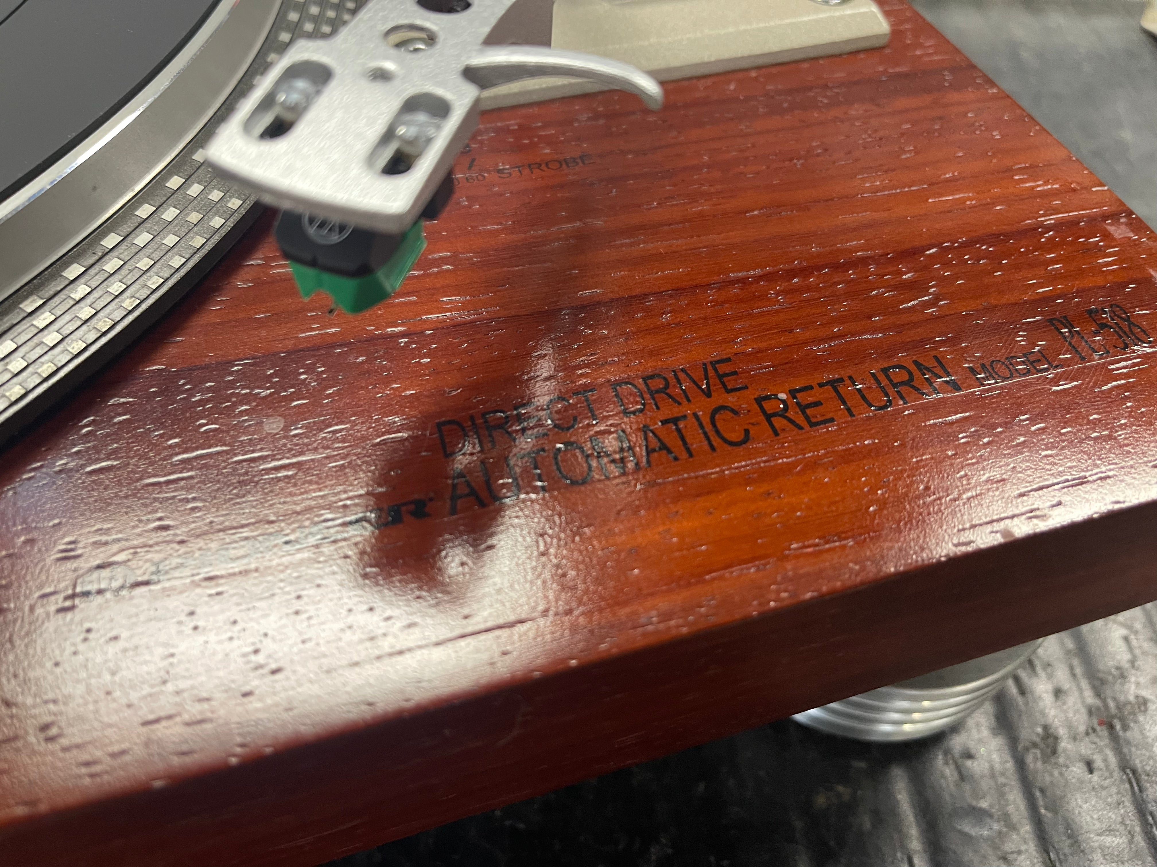 Pioneer PL-518 Turntable With Wood Plinth