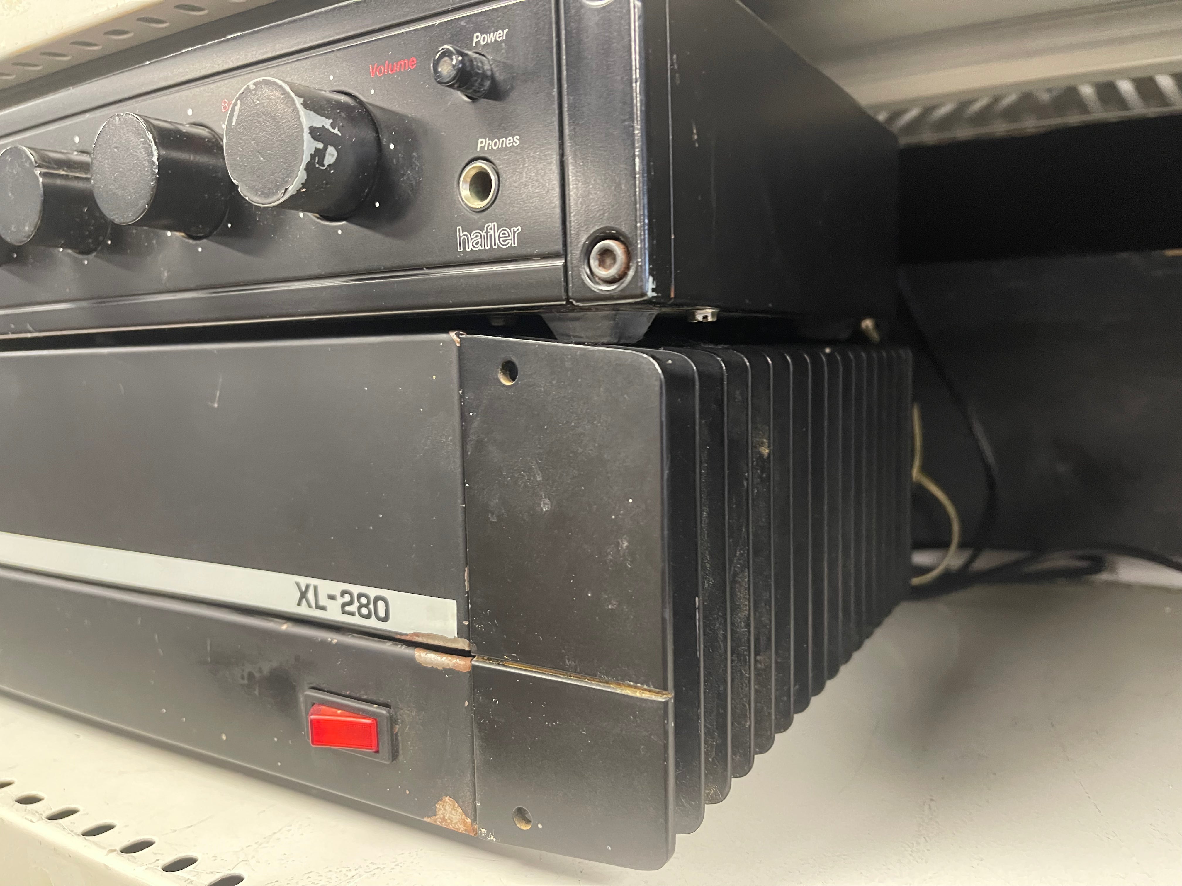 HAFLER XL 280 AMP/110 PREAMP SET