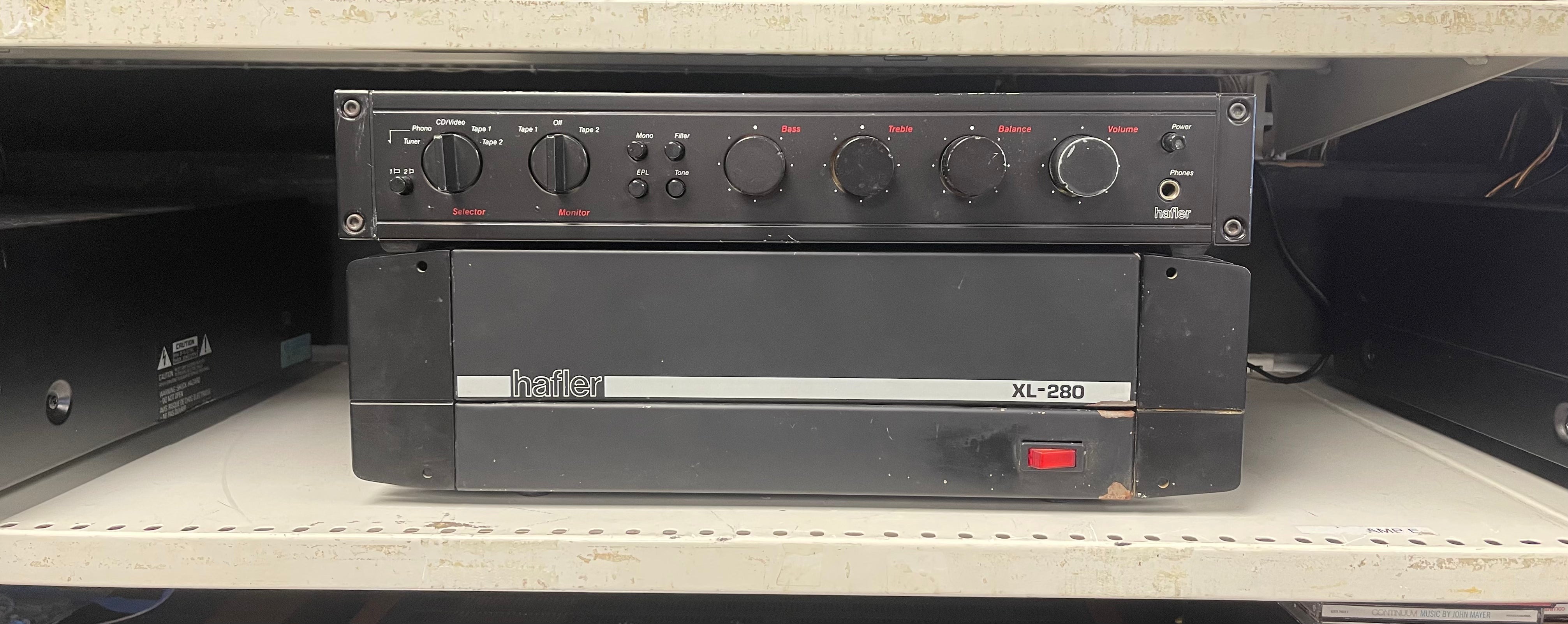 HAFLER XL 280 AMP/110 PREAMP SET