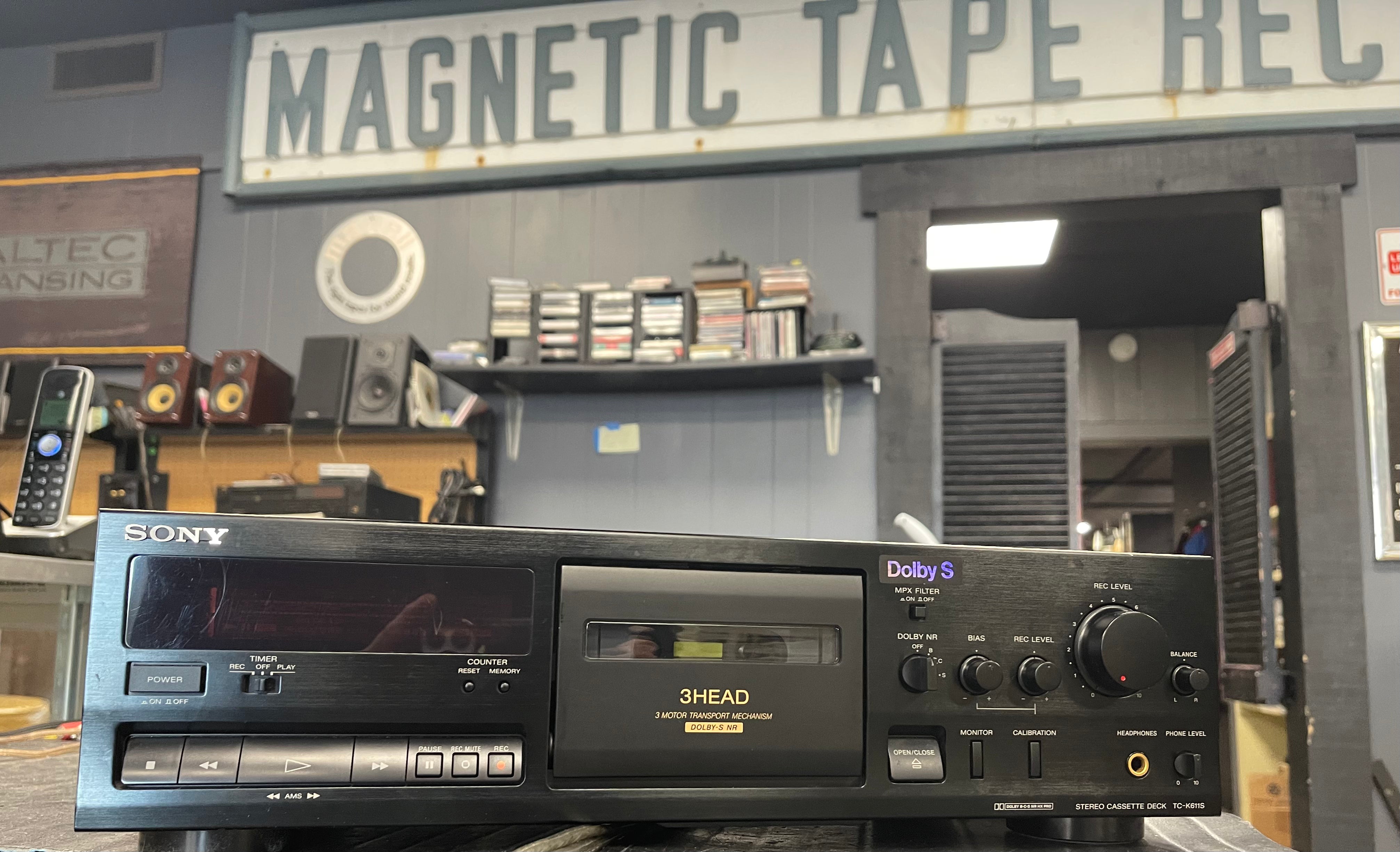 Sony TC-K611S 3 Head Cassette Tape Deck