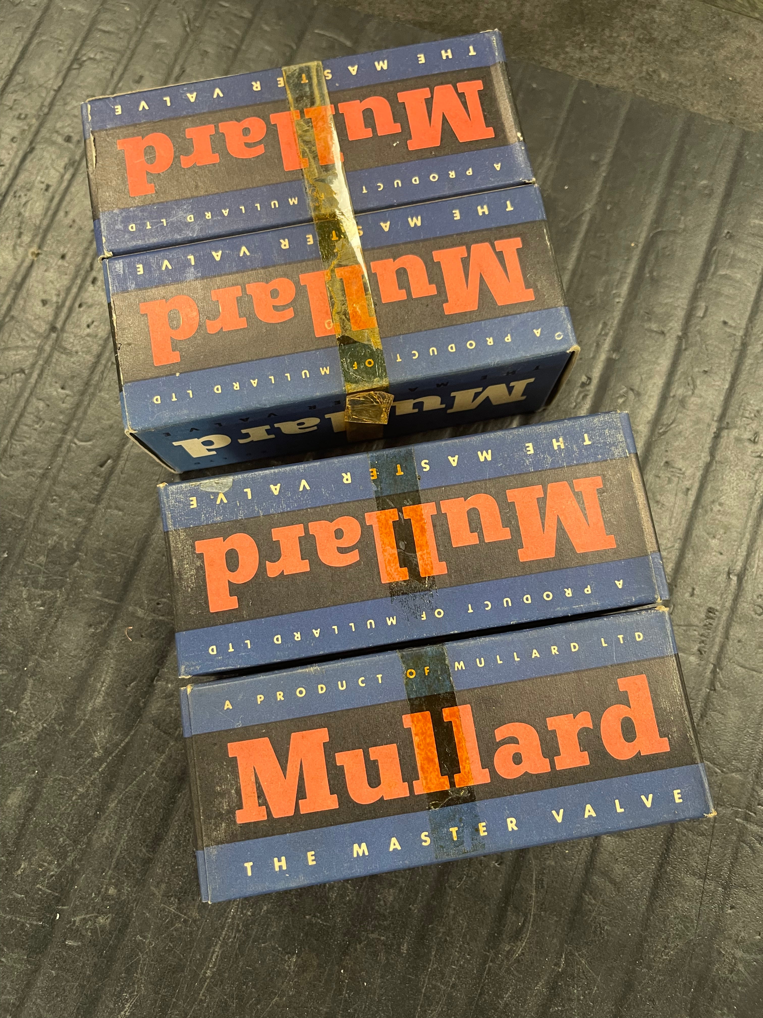 NOS Matched Quad Mullard EL34 Output Tubes