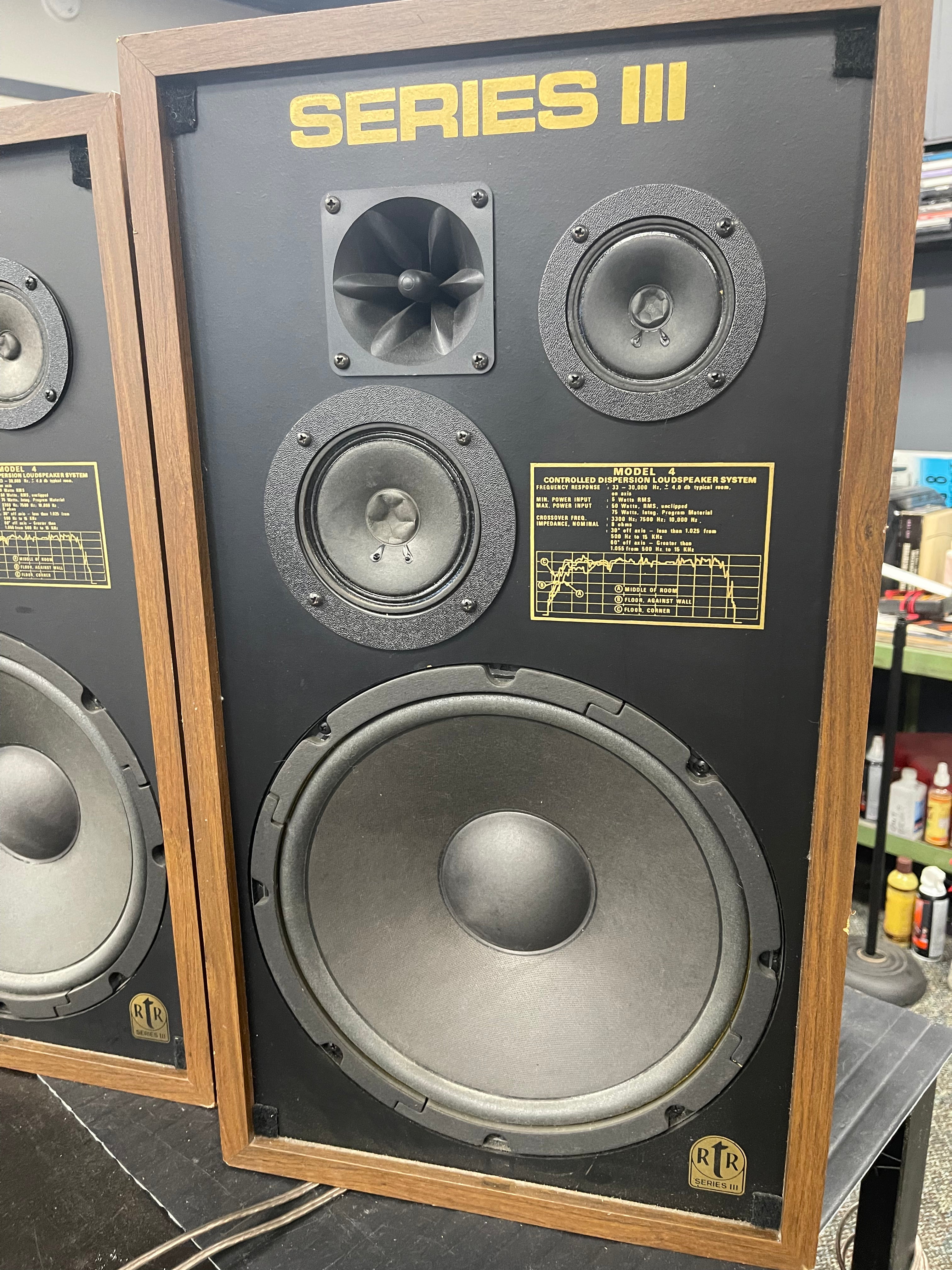 RTR Model 4 Series III Speakers