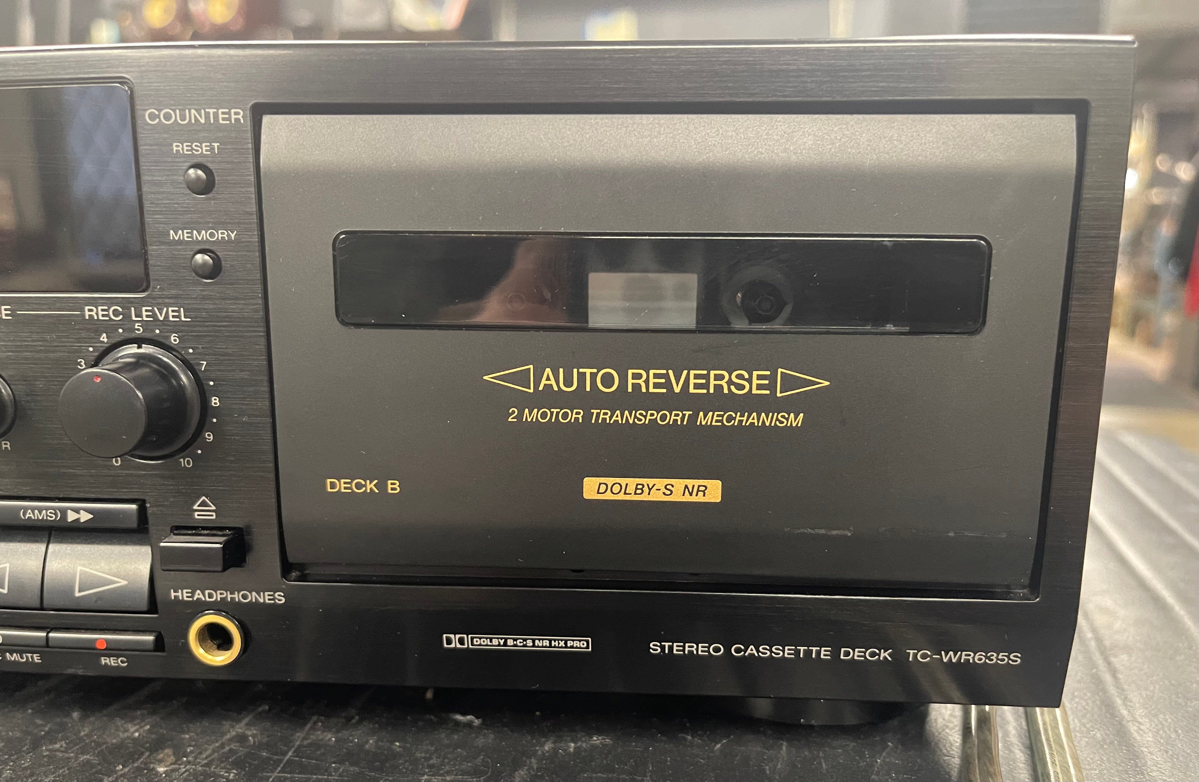 Sony TC WR635S Double Cassette Deck