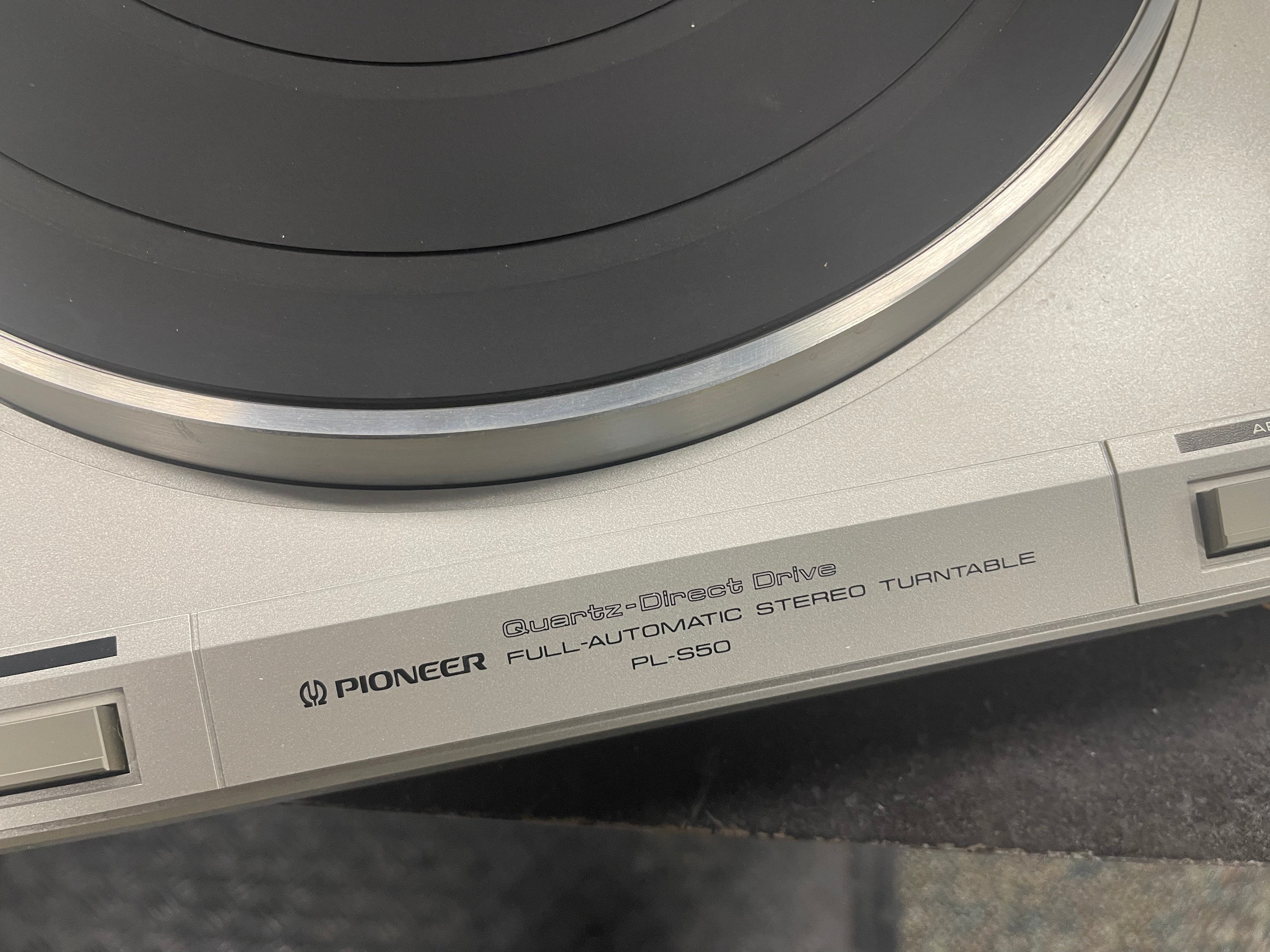 Pioneer PL-S50 Direct Drive Turntable