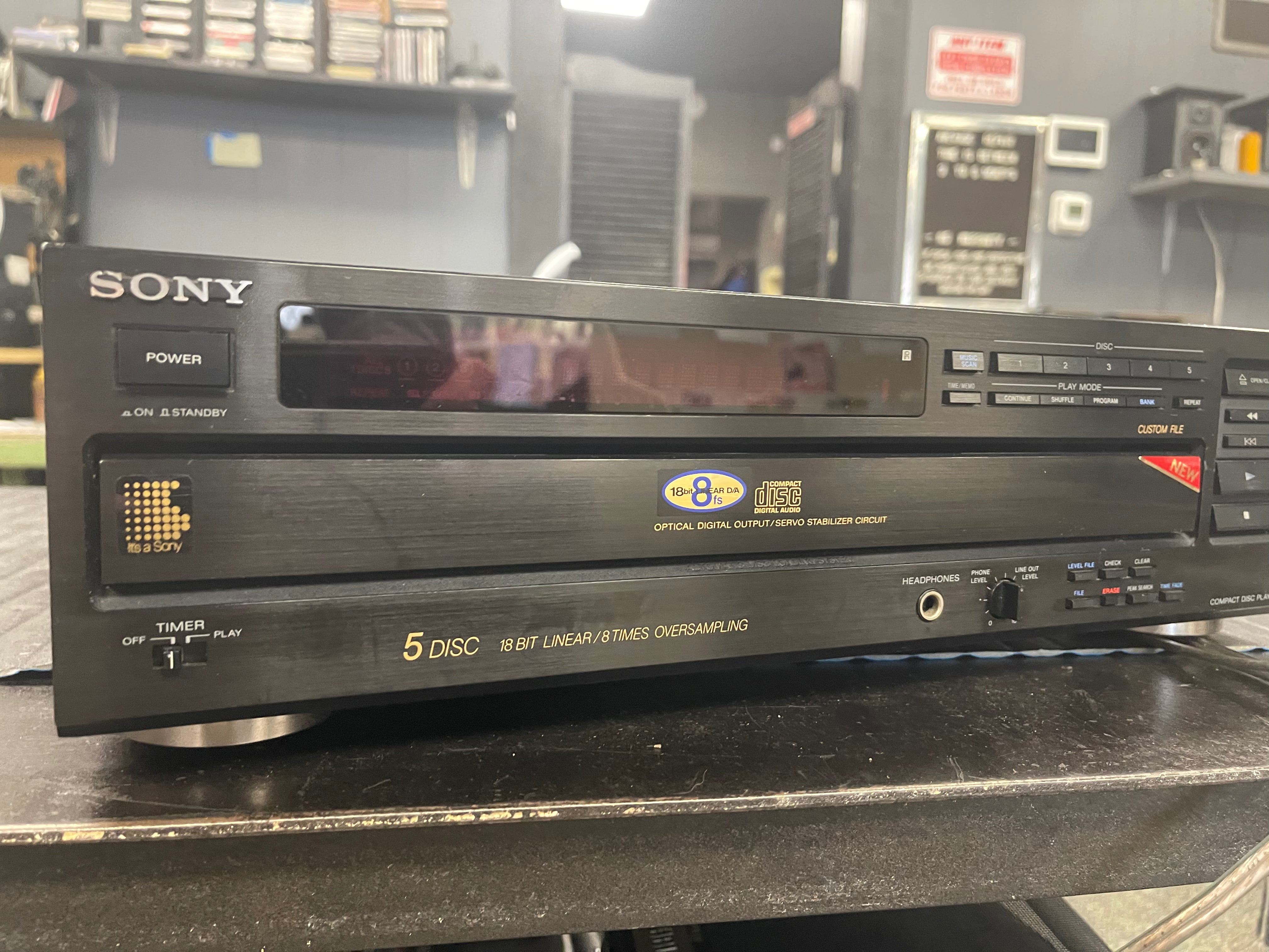 Sony CDP-C705 Multi Disc Player