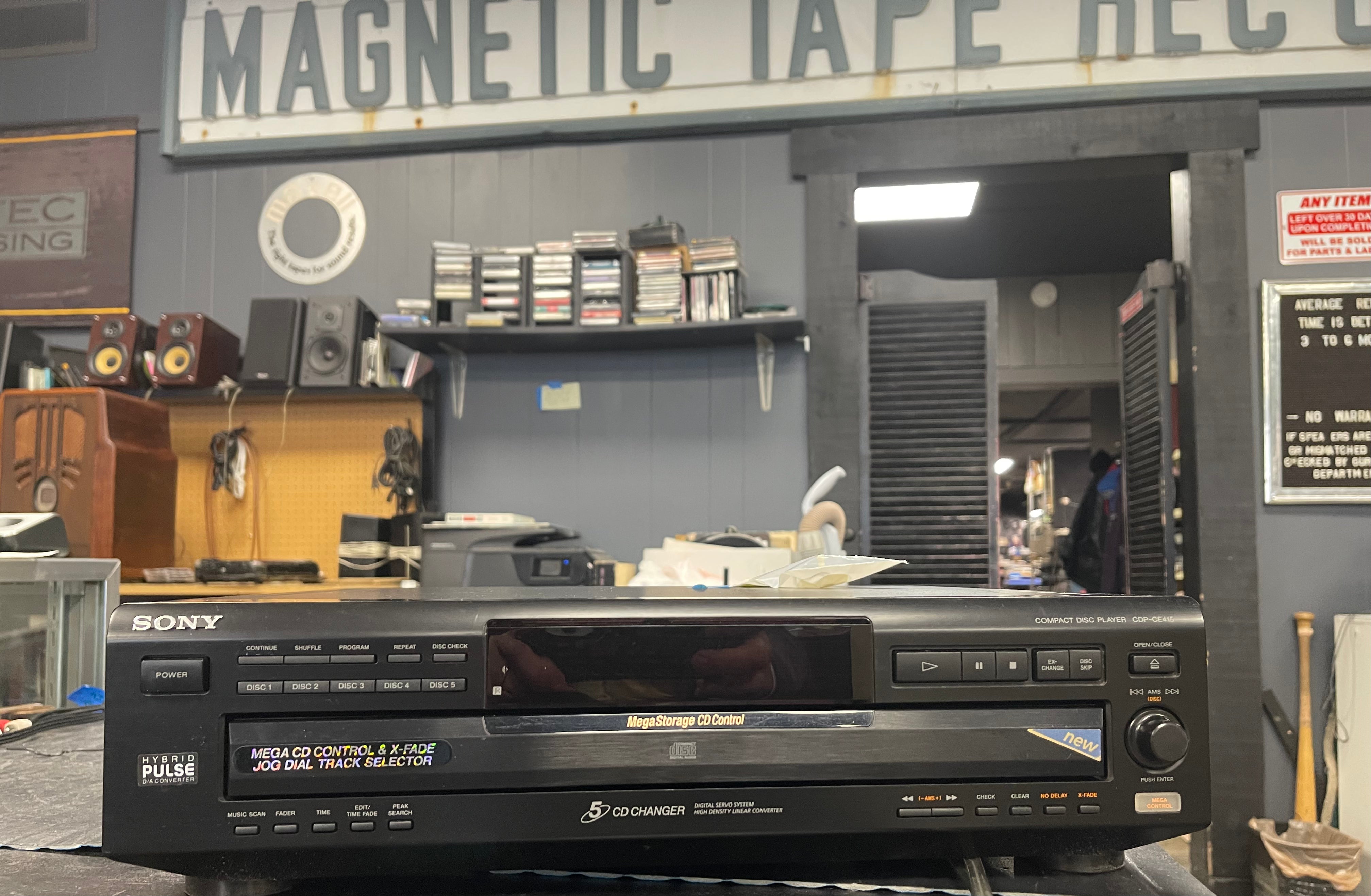 Sony CDP-CE415 5 Disc CD Player