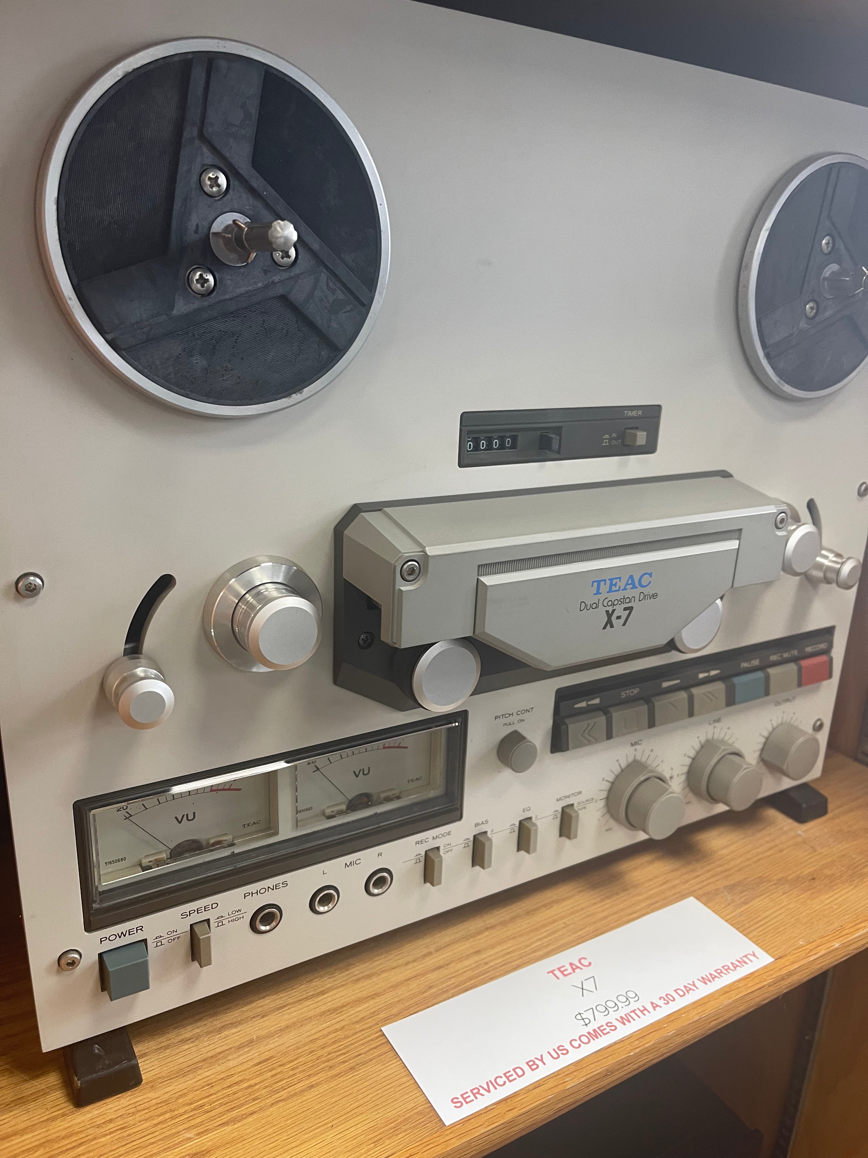 TEAC Dual Capstan Drive X-7 Reel To Reel