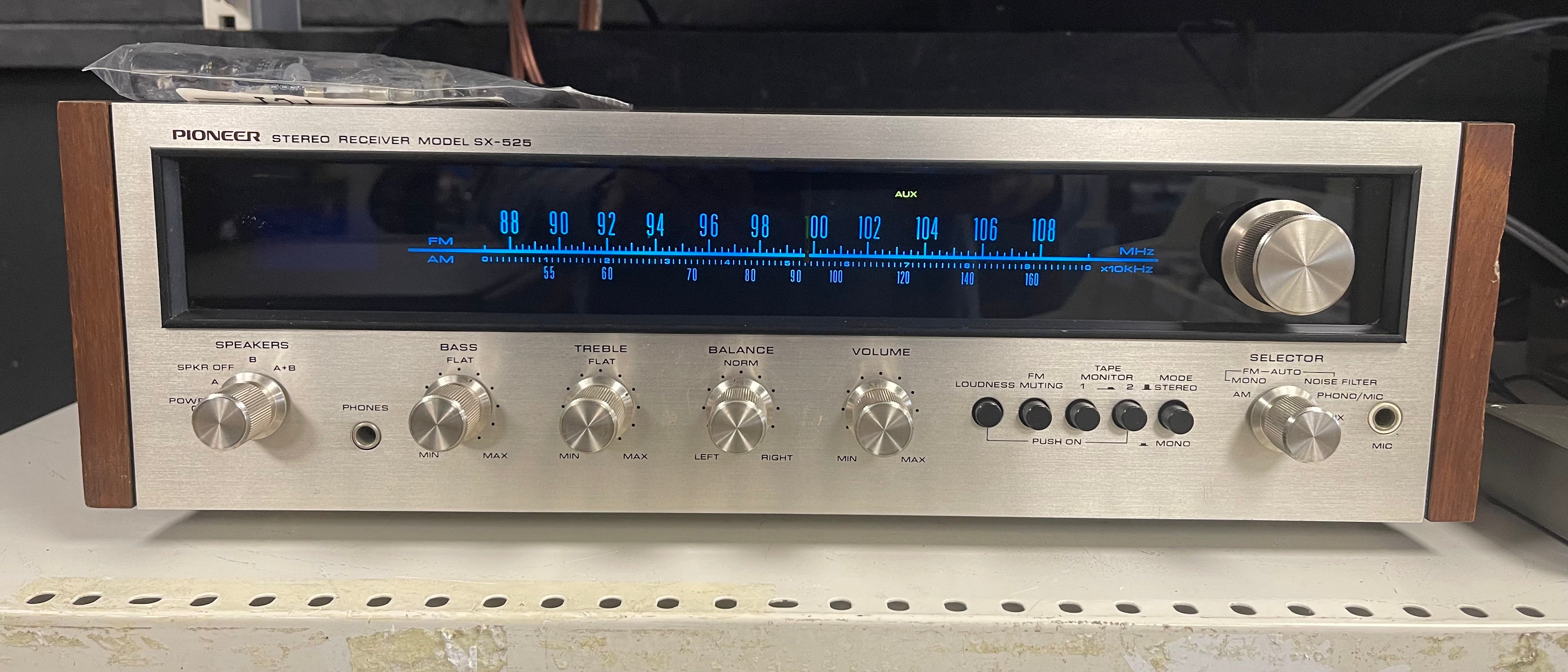 Pioneer SX-525 Stereo Receiver