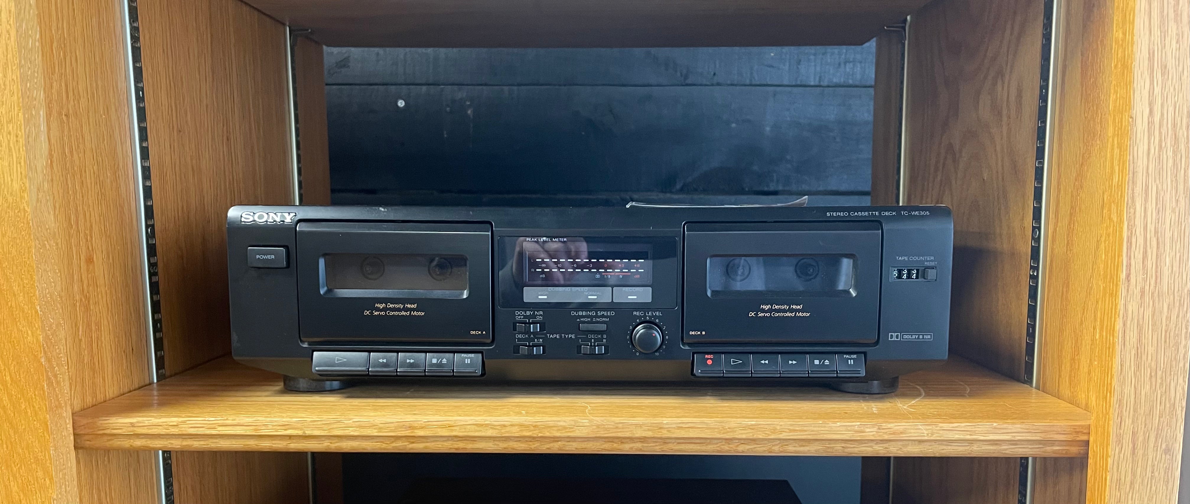 Sony TC-WE305 Double Cassette Player