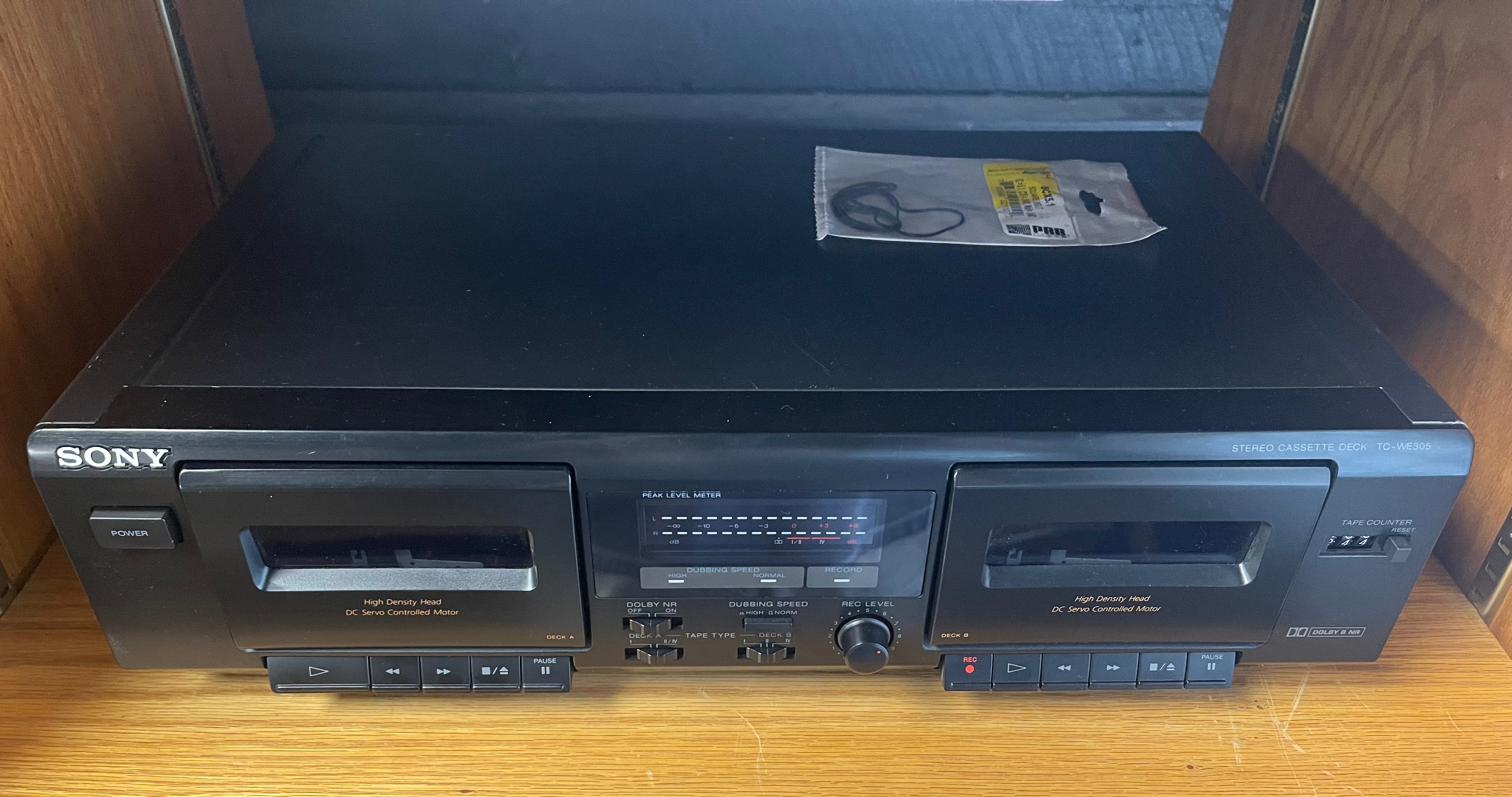 Sony TC-WE305 Double Cassette Player