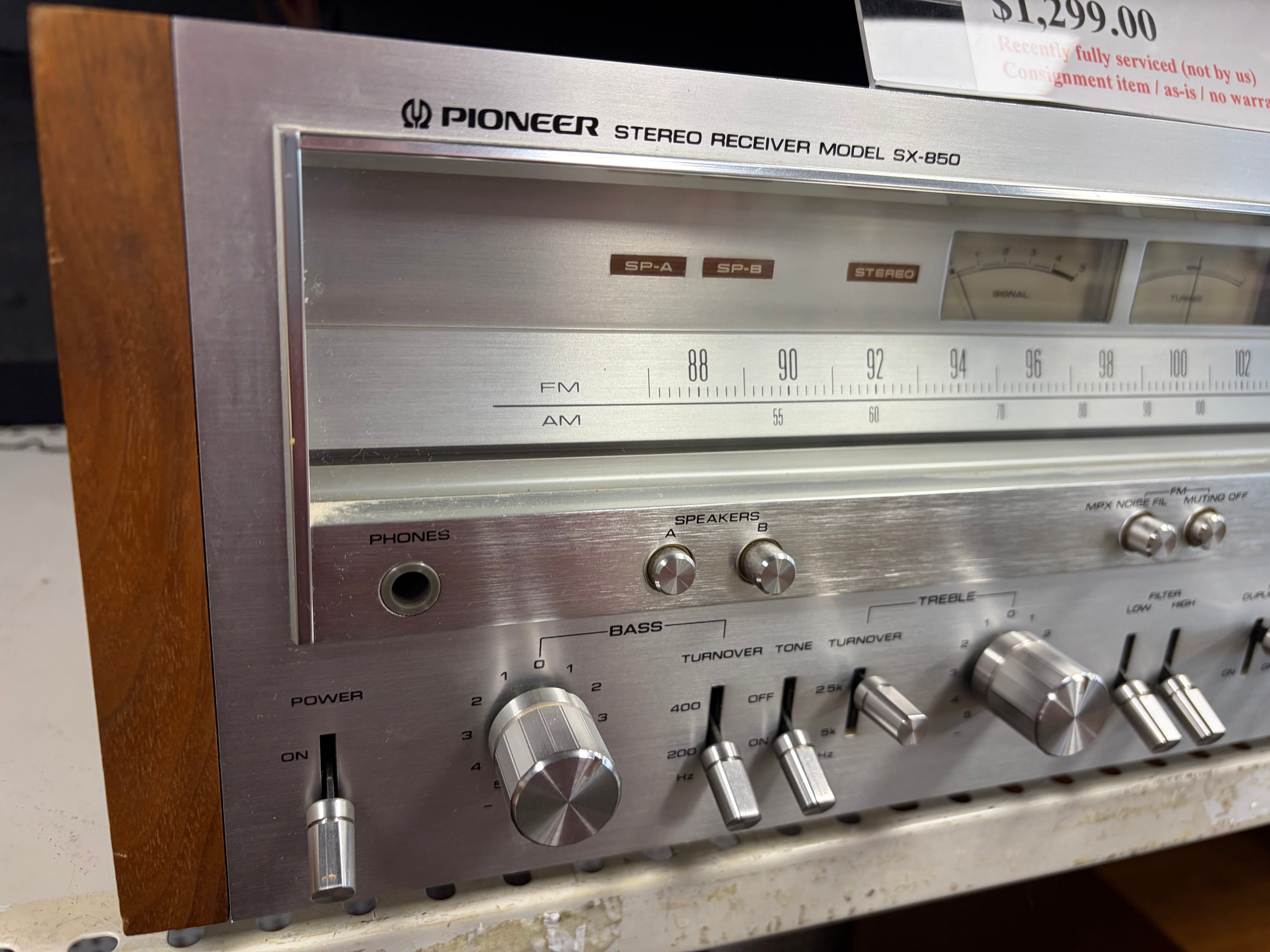 Pioneer SX-850 Stereo Receiver