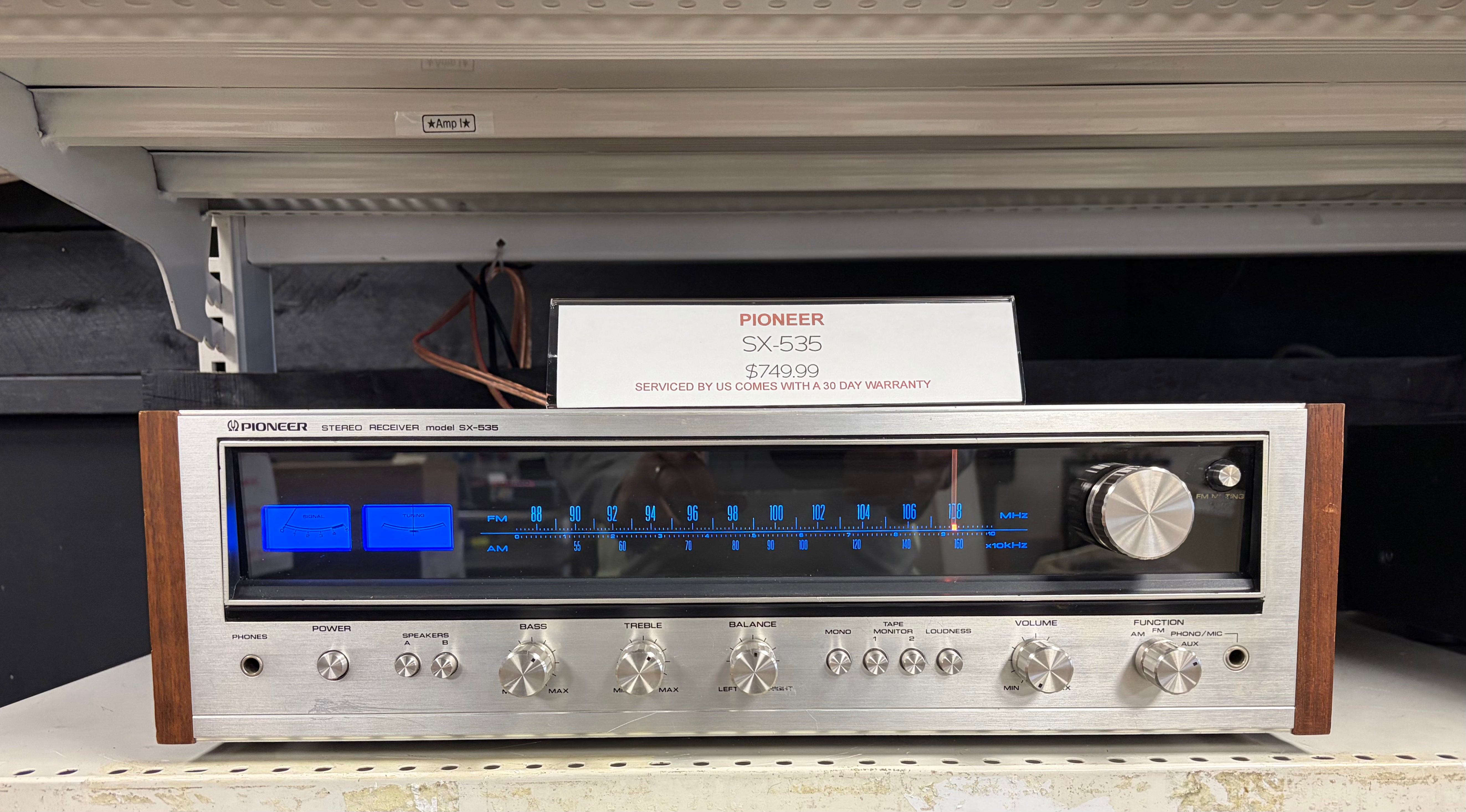 Pioneer SX-535 AM/FM Stereo Receiver