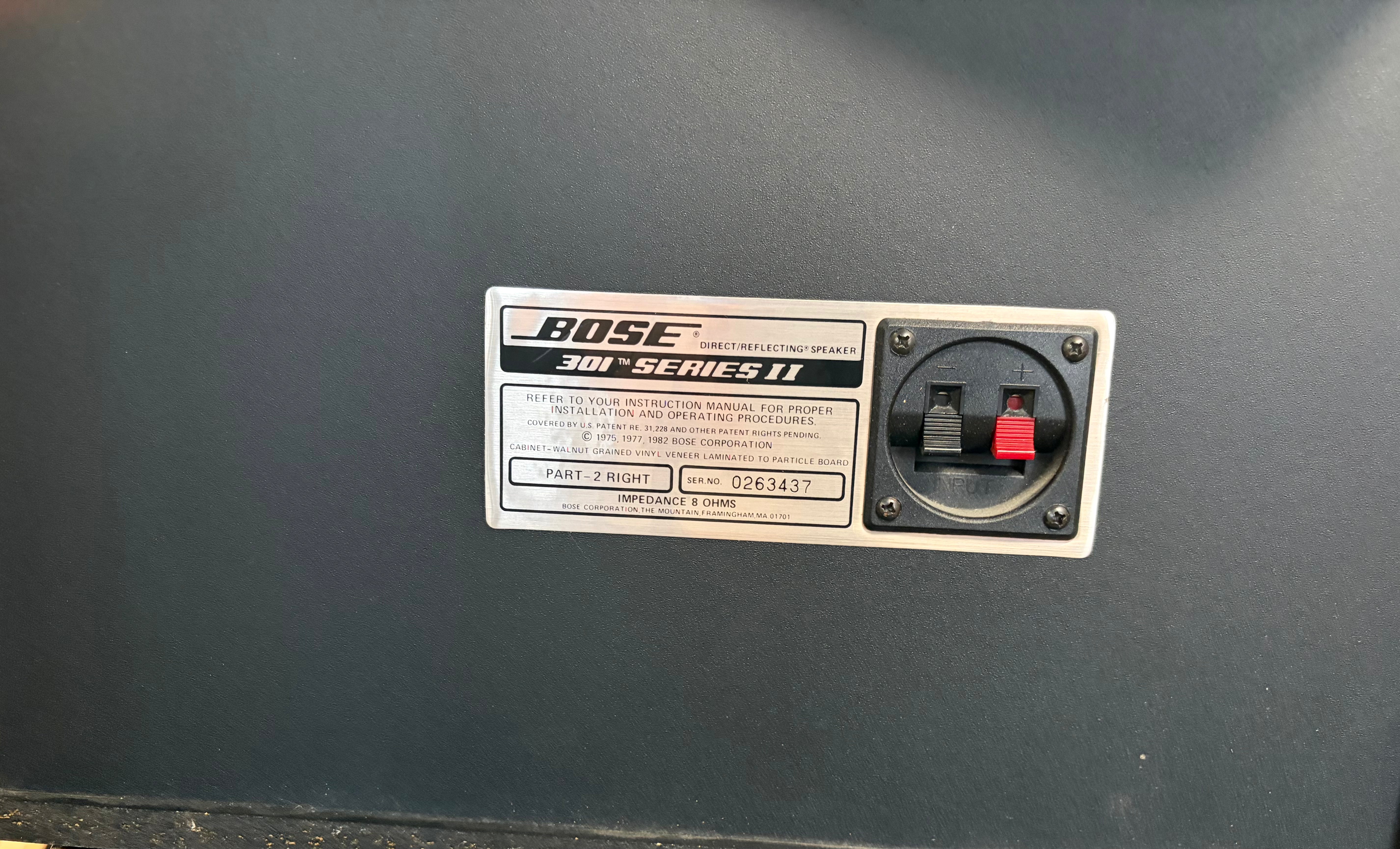 Bose 301 Series II Speakers