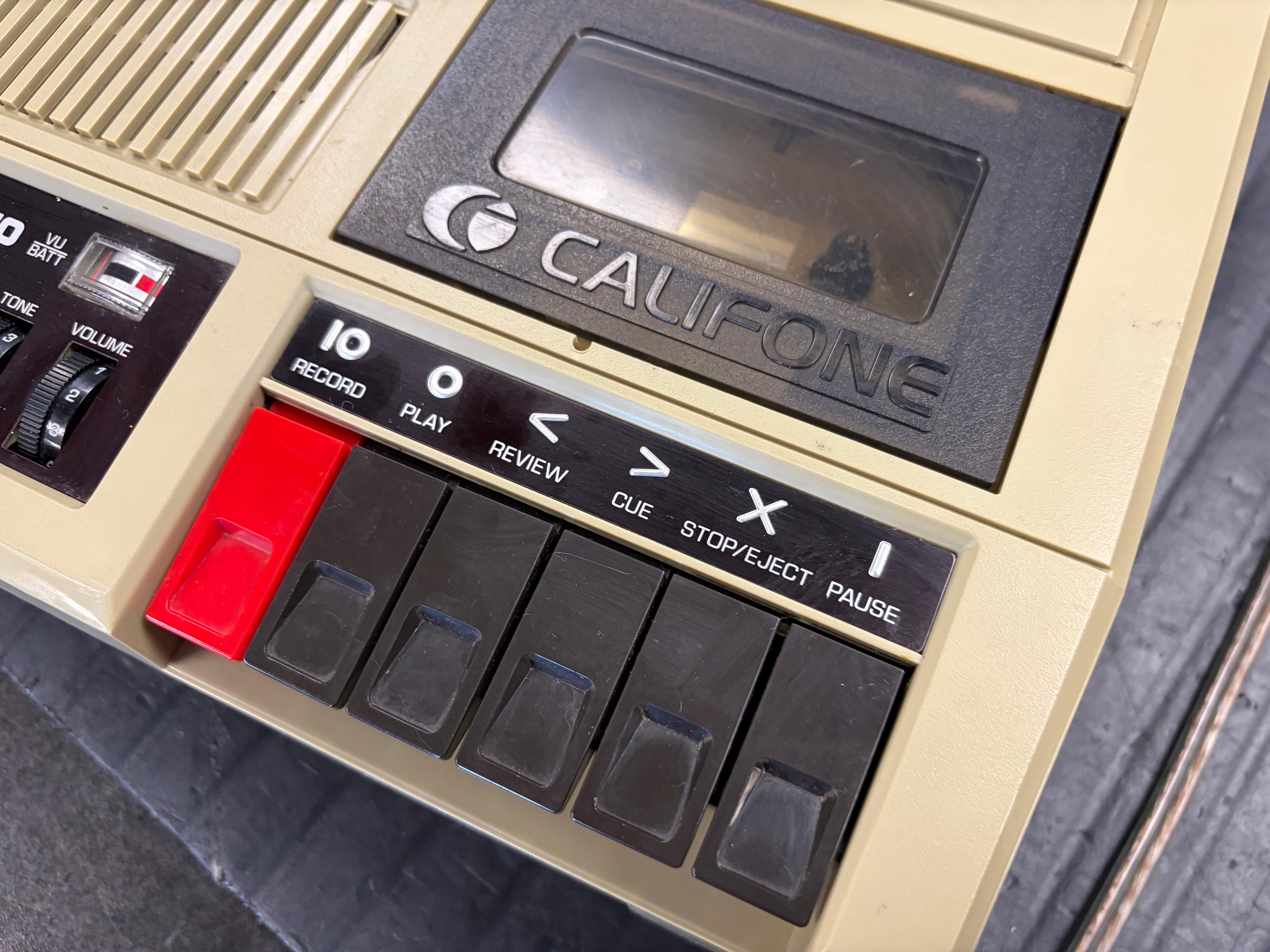 Califone 5270 Portable Cassette Player/Recorder