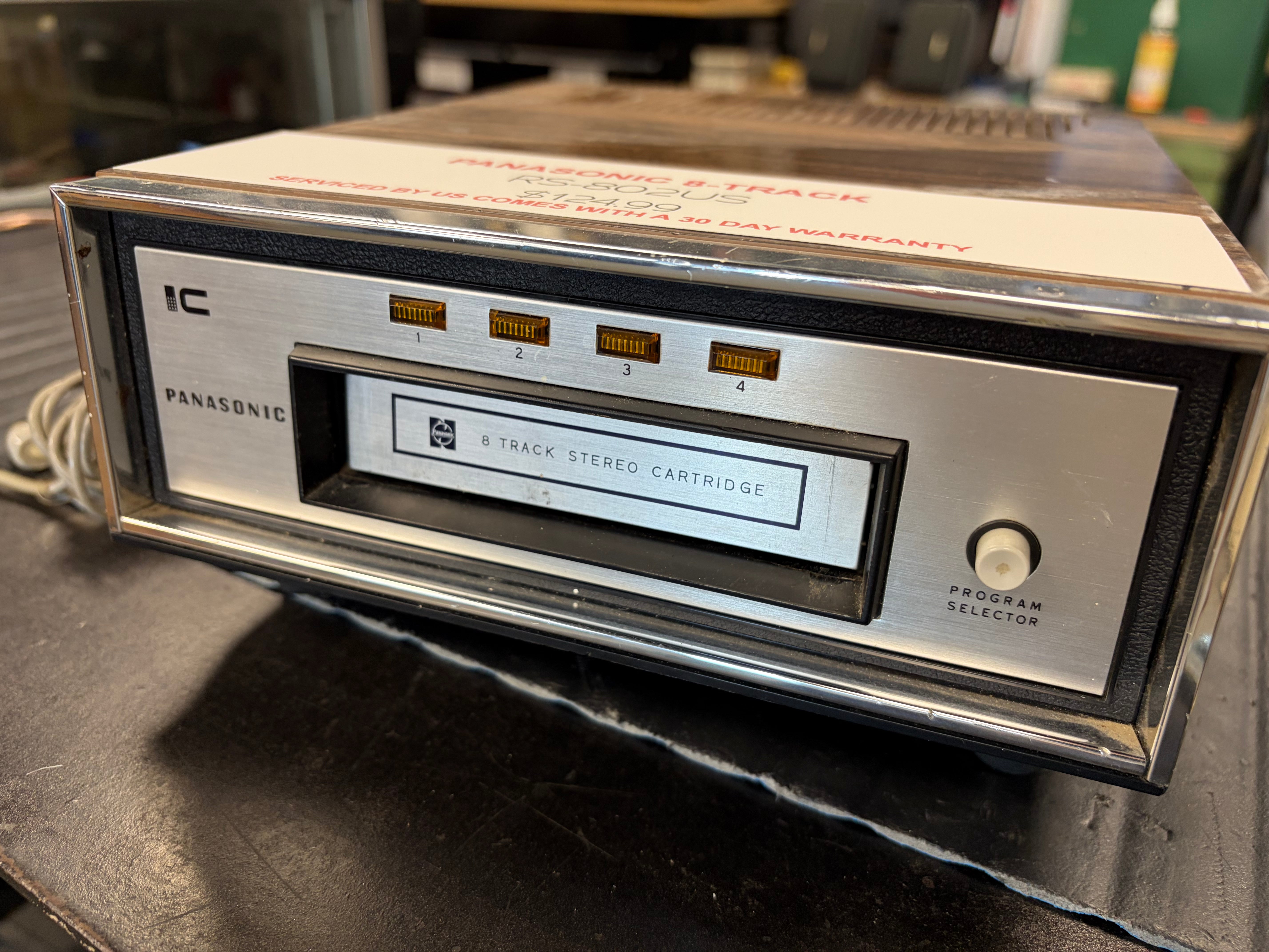 Panasonic RS-802US 8 Track Player