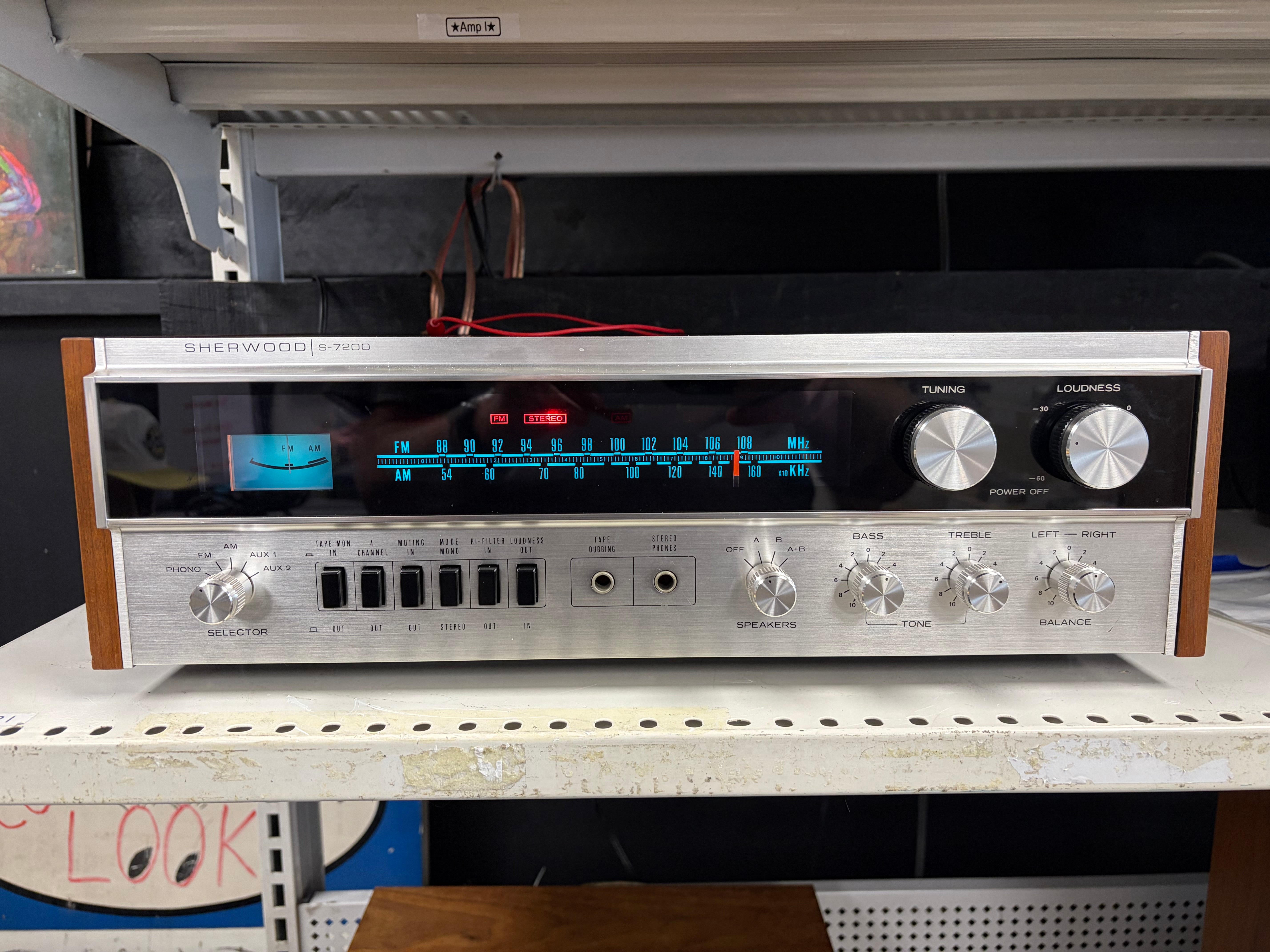 Sherwood S-7200 AM/FM Stereo Receiver