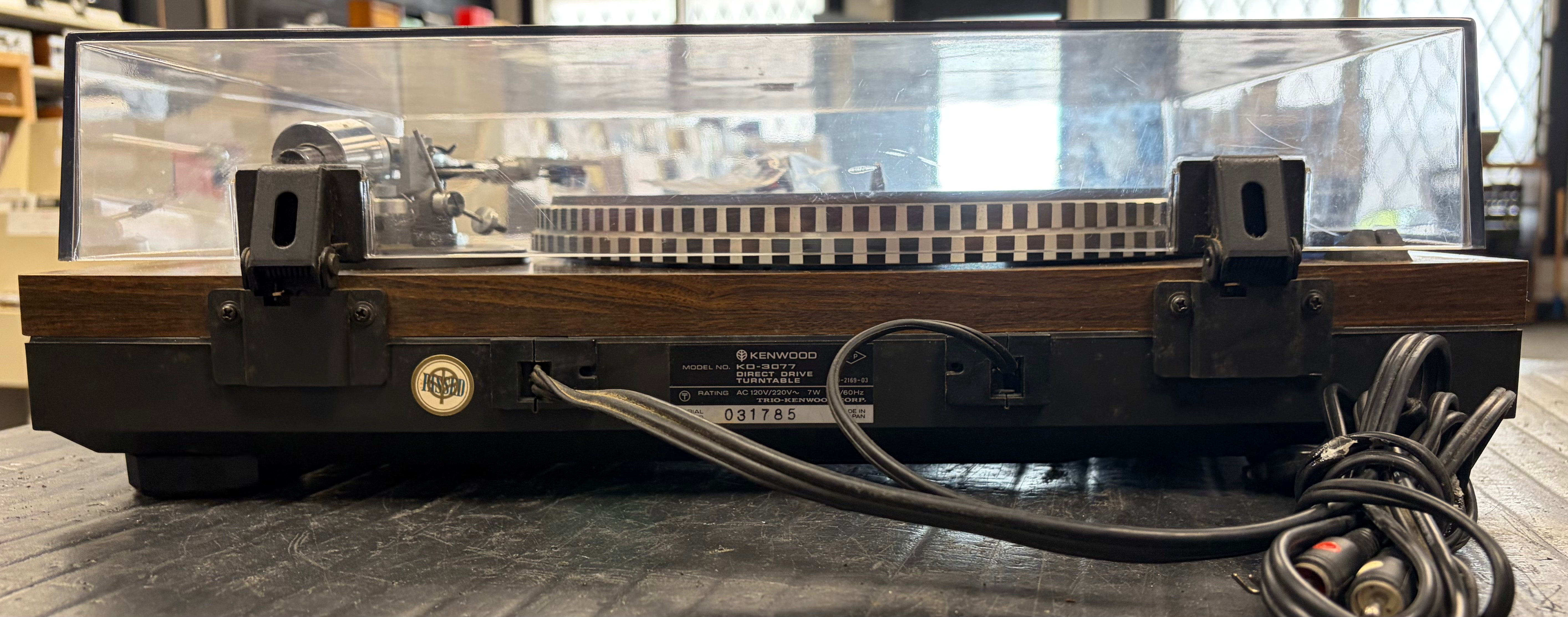 Kenwood KD-3700 Two Speed Direct Drive Turntable