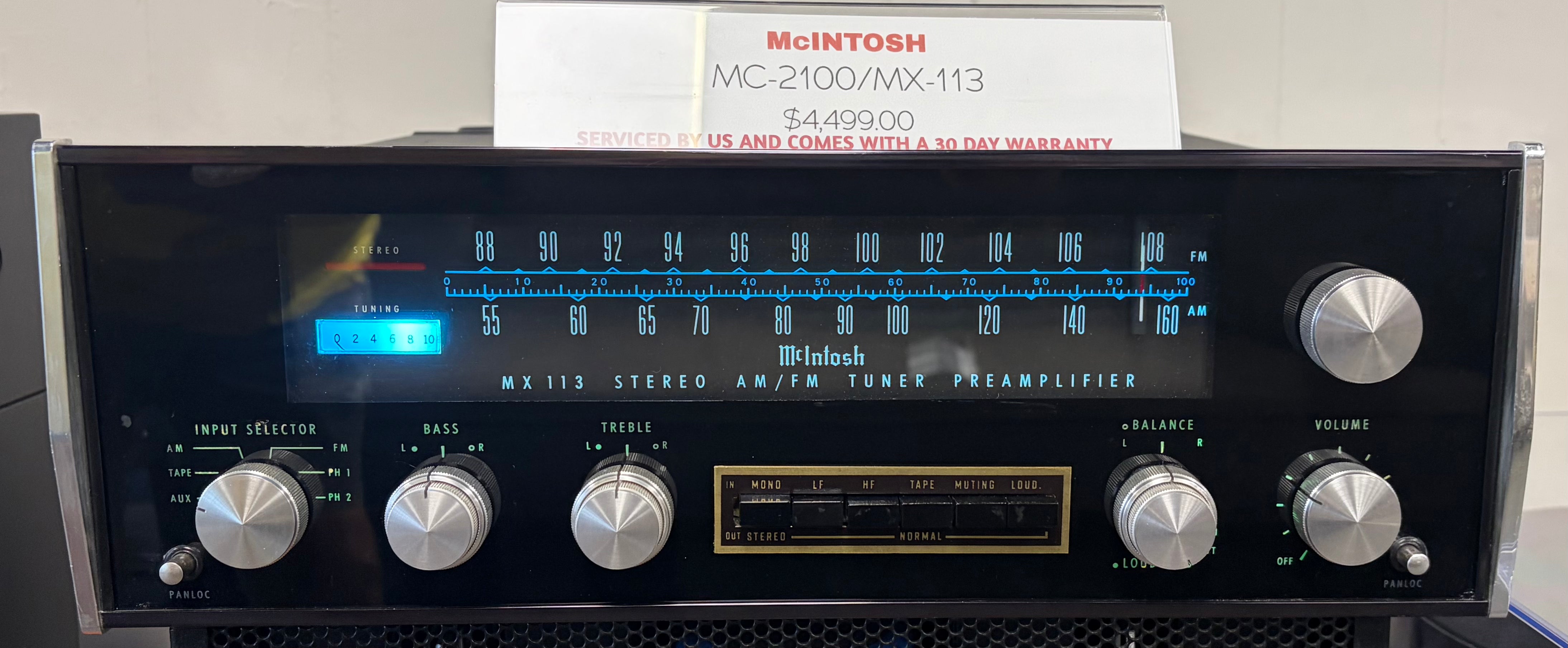 McIntosh MC2100 Amp & MX113 Pre Amp/Tuner